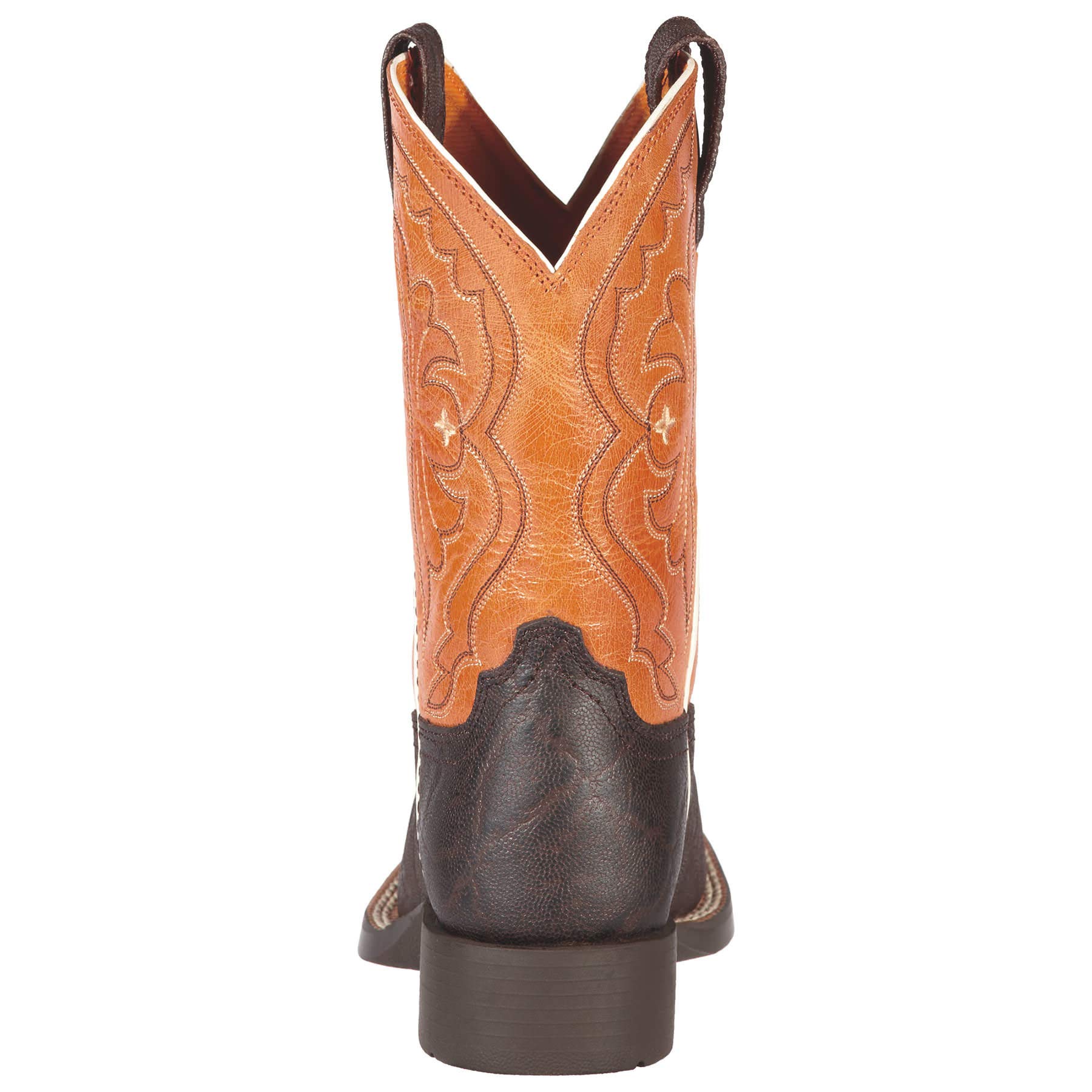 Ariat Kids' Quickdraw Western Boots - Durable Leather Cowboy Boots for Boys & Girls - Perfect for Rodeo, Horse Riding & Outdoor Adventures