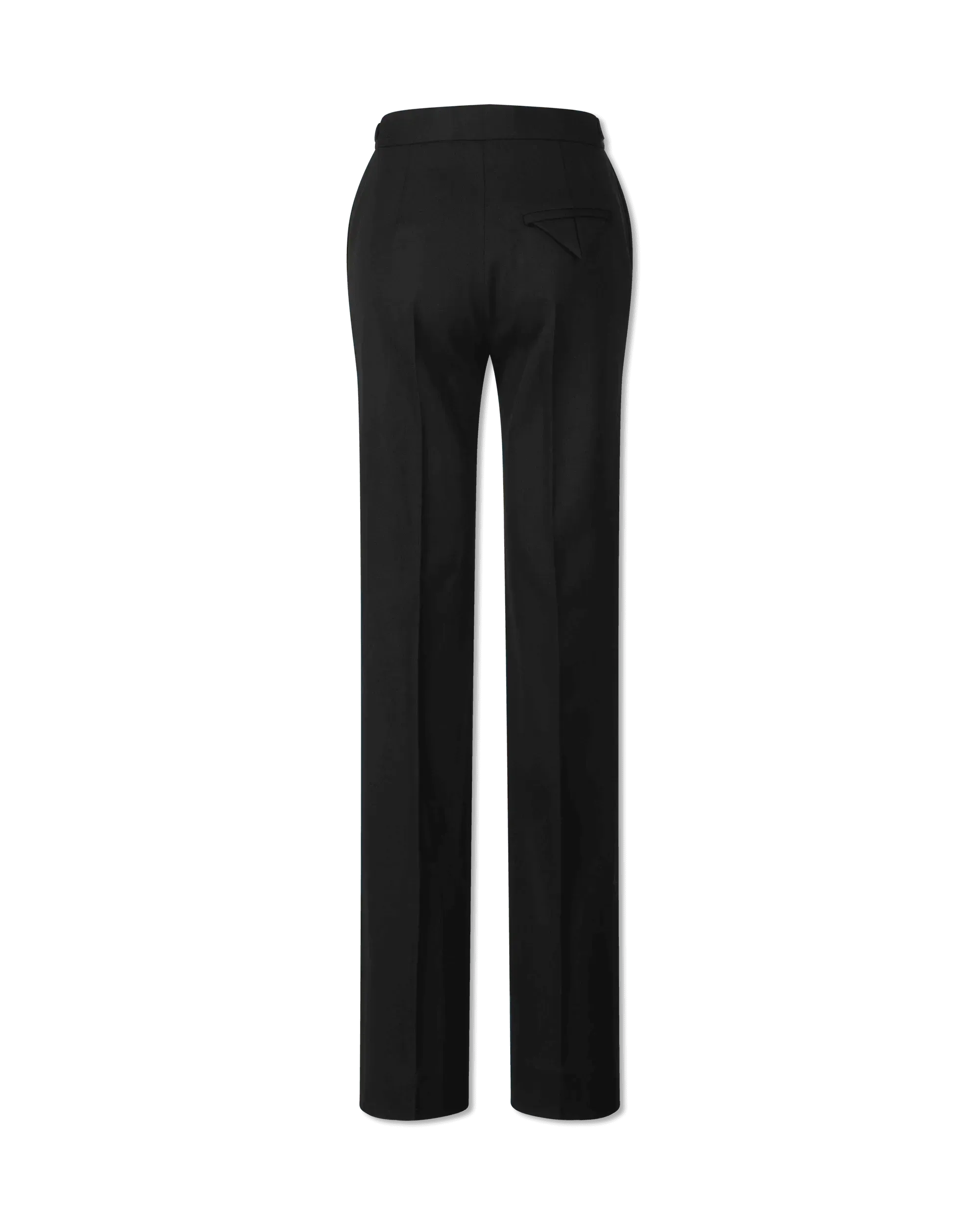 Stretch Wool Pants for Women - Comfortable High Waist Trousers with Elastic Waistband - Perfect for Office, Travel & Casual Wear