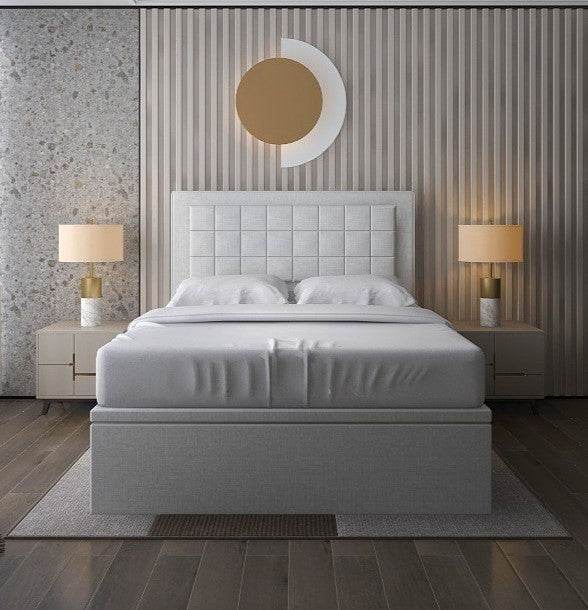 Elijah Fabric Storage Bed with Water Repellent - Queen Size Platform Bed Frame with Underbed Storage Drawers - Perfect for Small Bedrooms, Dorms & Apartments