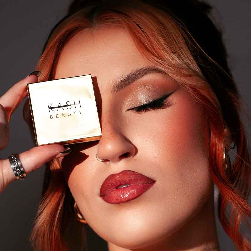 KASH Beauty Sparkle Eyes Gift Set - Limited Edition Glitter Eyeshadow Palette & Makeup Kit for Women | Perfect for Parties, Holidays & Special Occasions