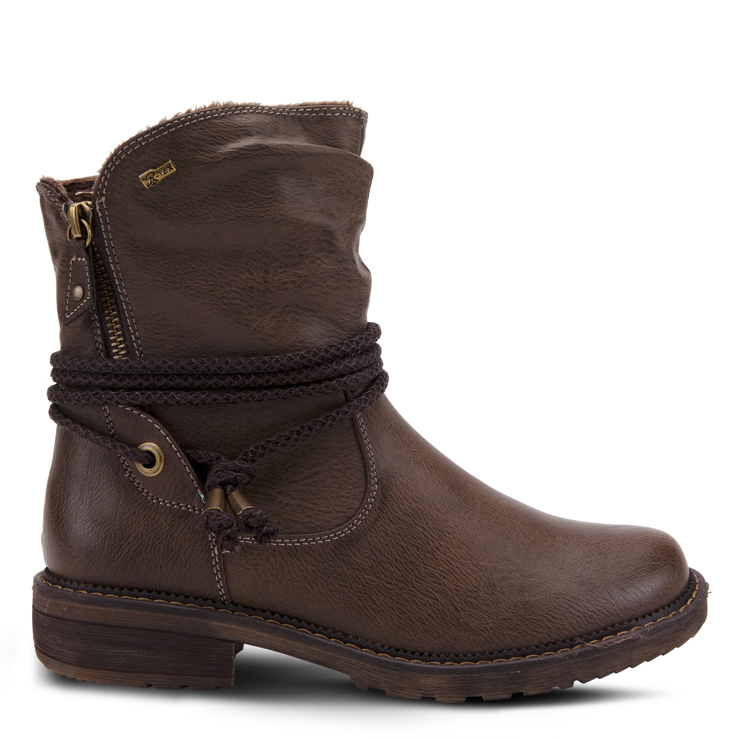 Spring Step Women's Mid Calf Boots - Comfortable Ankle Booties for Fall & Winter | Waterproof & Slip-Resistant | Perfect for Work, Casual Outfits & Outdoor Activities