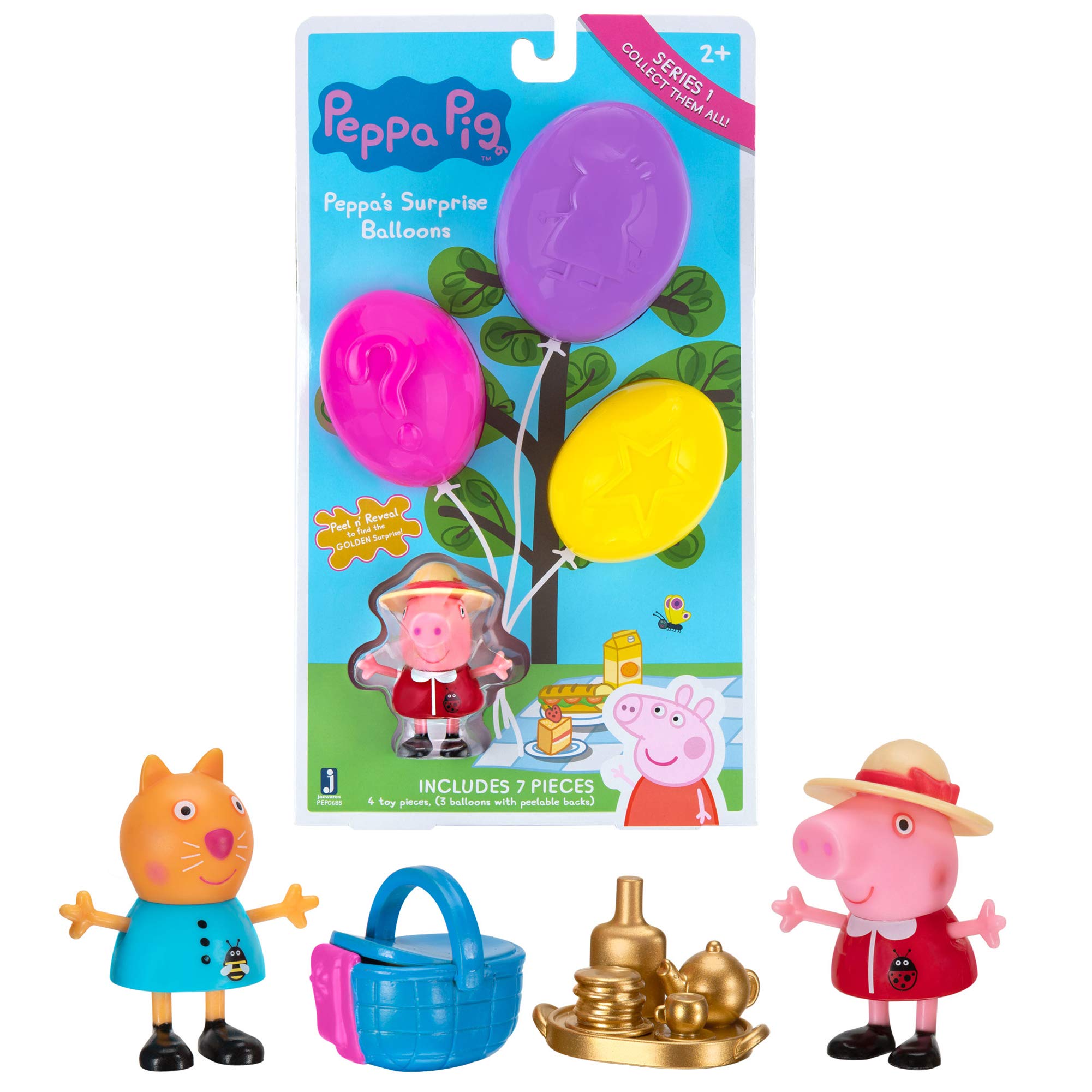 Peppa Pig Surprise Balloons Bundle - 2 Pack Party Supplies for Kids Birthday, Baby Shower & Celebration Decorations