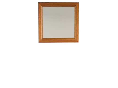 Miniature Walnut Mirror for Dollhouse - Handcrafted & Realistic Decor