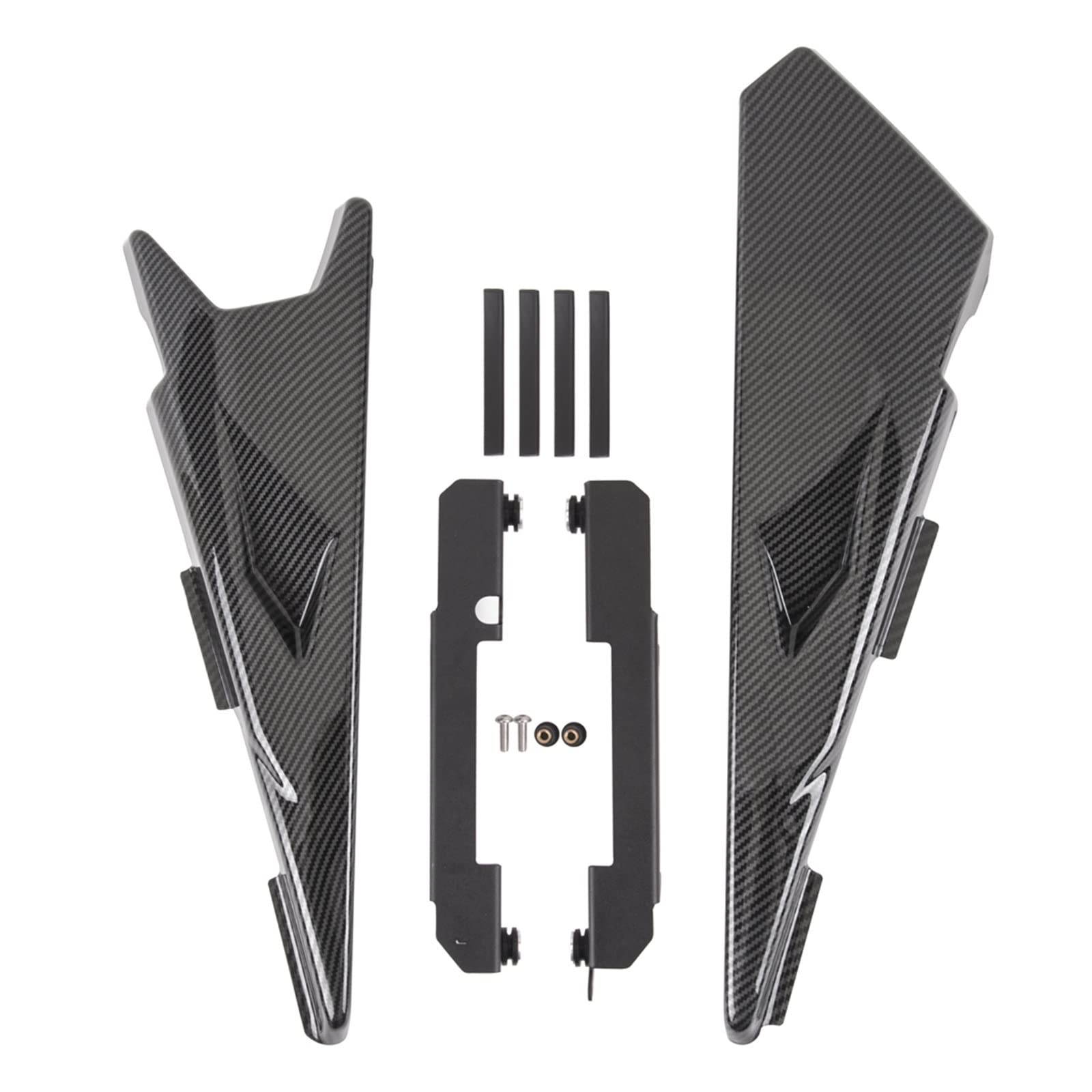 BMW R1200GS R1200GS LC ADV 2017-2020 R1250GS Motorcycle Side Panel Guard Cover Fairing - Carbon Fiber Look Body Frame Protection for Off-Road & Adventure Riding