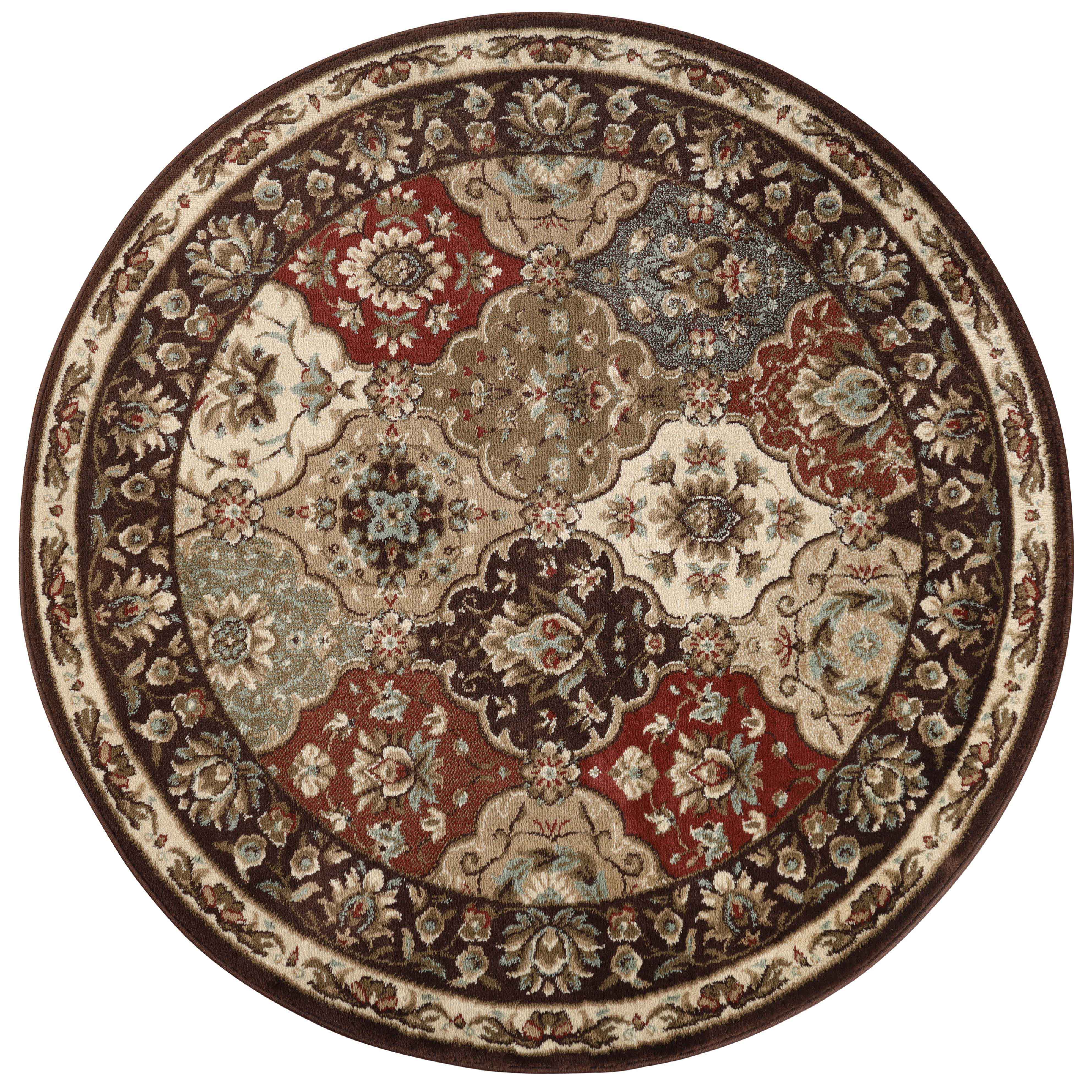 Palmyra Traditional Floral Medallion Indoor Area Rug - Non-Slip Living Room Carpet, Bedroom Runner Rug for Home Decor | Perfect for Hallway, Entryway & Cozy Spaces