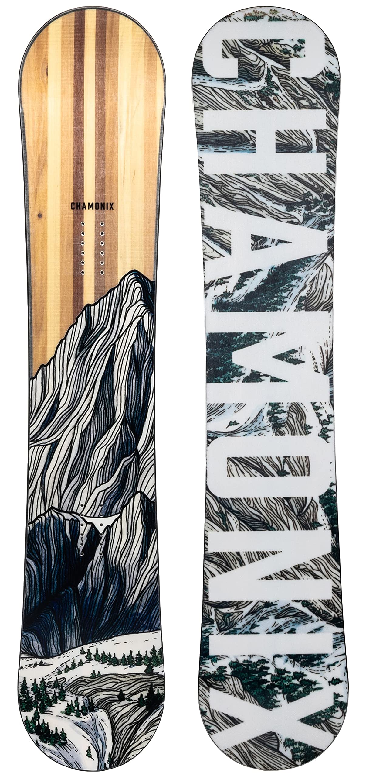 Chamonix Mt Whitney Men's Snowboard - All-Mountain Freestyle Snowboard for Men | Perfect for Powder, Park & Backcountry Riding