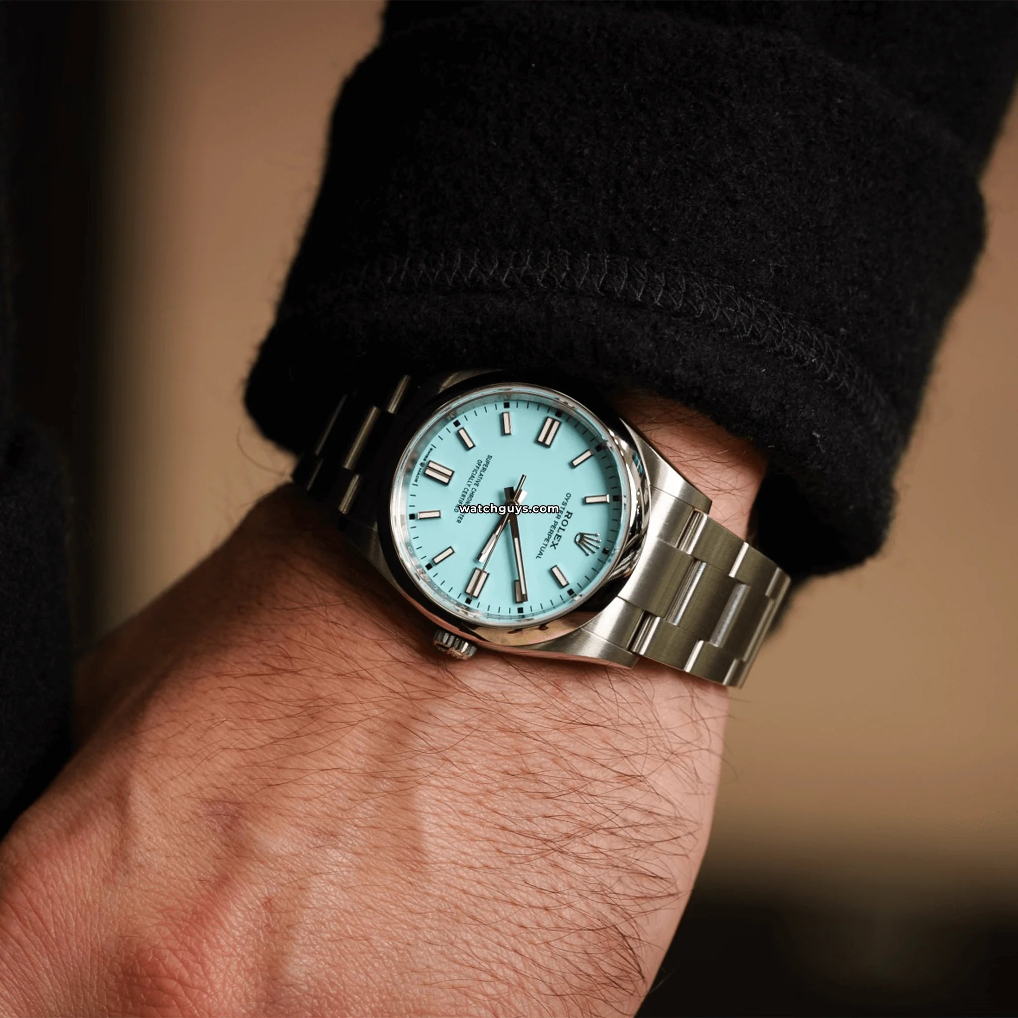 Authentic Rolex Oyster Perpetual 126000 Watch - 36mm Stainless Steel Tiffany Blue Dial - Luxury Automatic Men's Watch - Perfect for Business, Gifting & Special Occasions