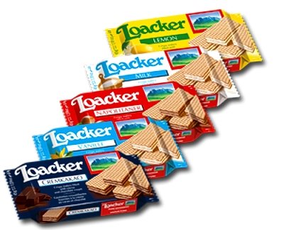 Loacker Classic Napolitan Waffles 45g - Crispy Italian Wafer Cookies, Perfect for Snacking, Coffee Break & Dessert
