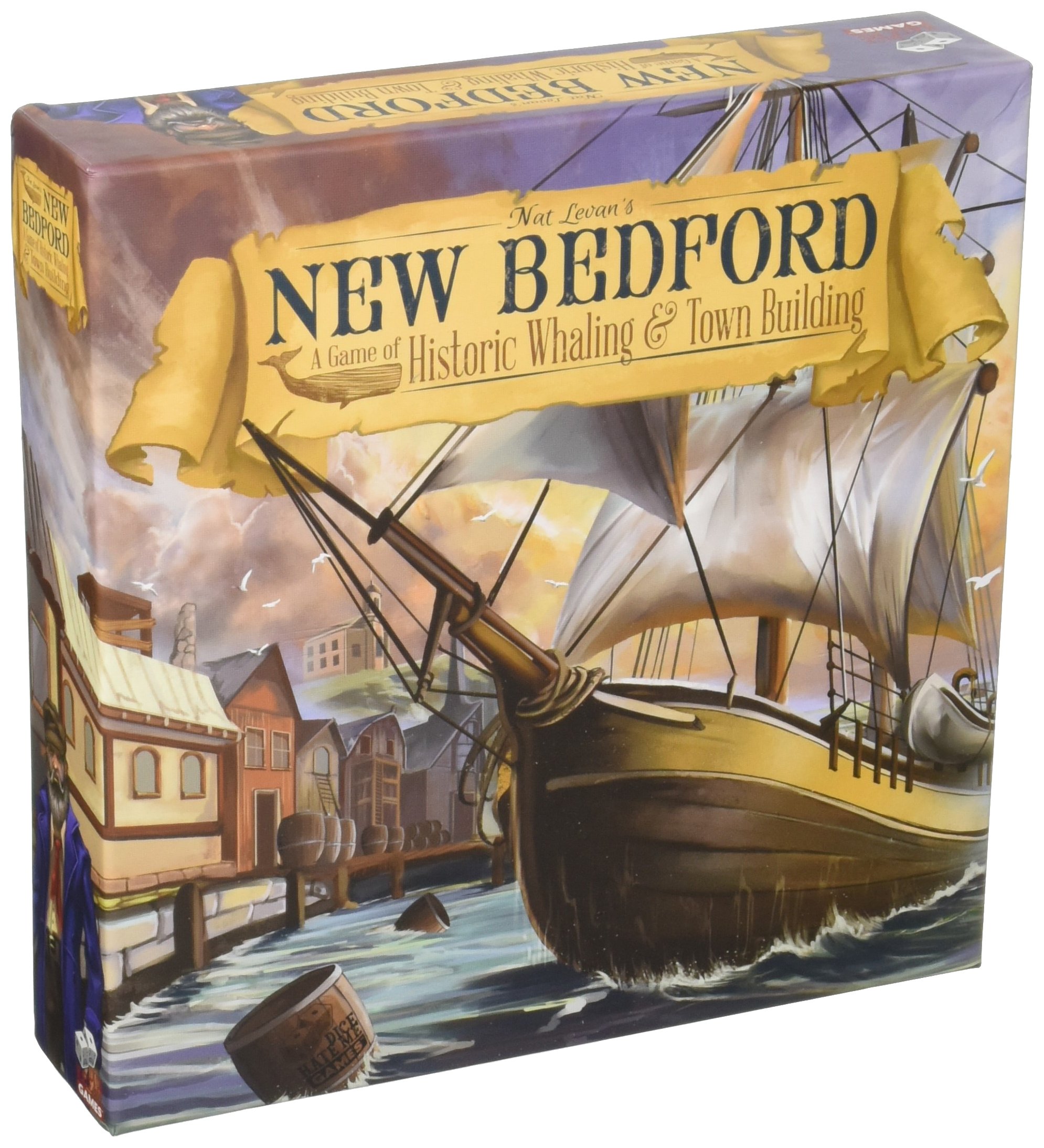New Bedford Board Game - Strategic Whaling Town Adventure - Perfect for Family Game Nights & Strategy Lovers