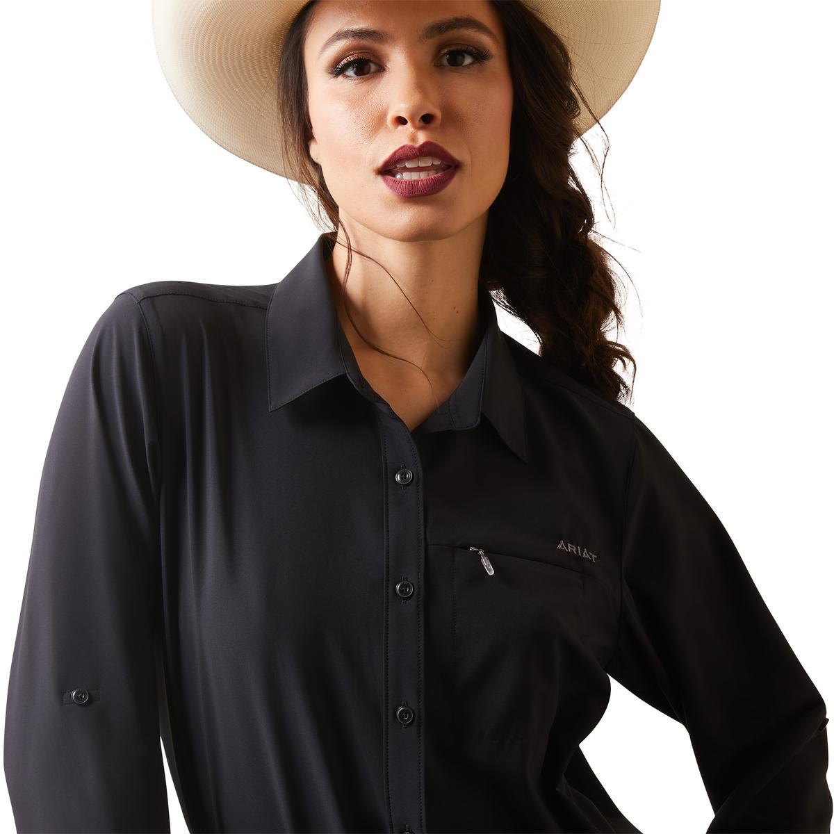 Ariat Women's VentTEK Long Sleeve Shirt - Breathable Performance Shirt for Riding, Hiking & Outdoor Activities | Moisture-Wicking & UV Protection
