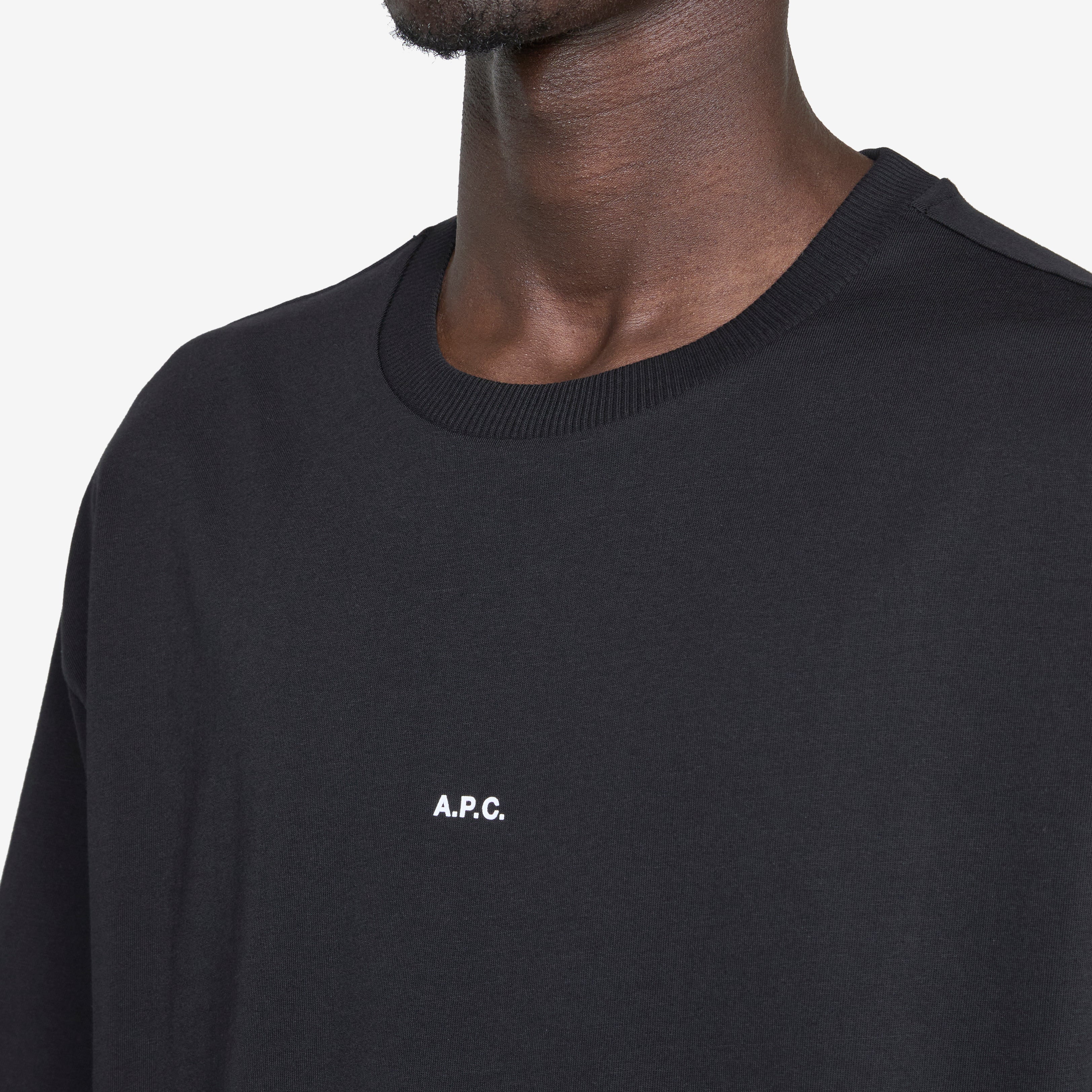 Boxy Micro Logo T-Shirt for Men & Women - Black & White | Casual Streetwear & Everyday Comfort