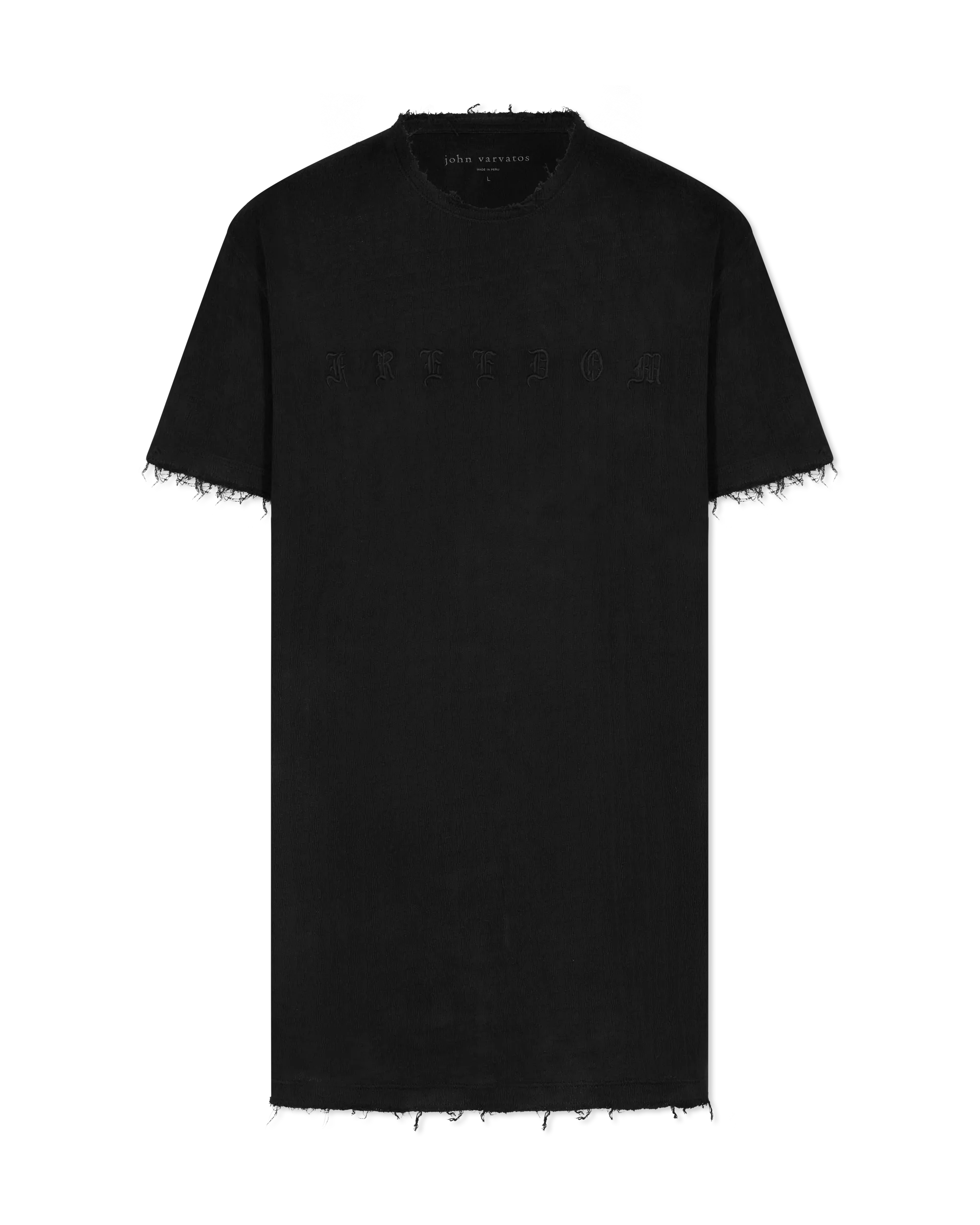 Raw Edge Freedom T-Shirt for Men & Women - Trendy Distressed Vintage Tee - Perfect for Casual Wear, Street Style & Everyday Outfits
