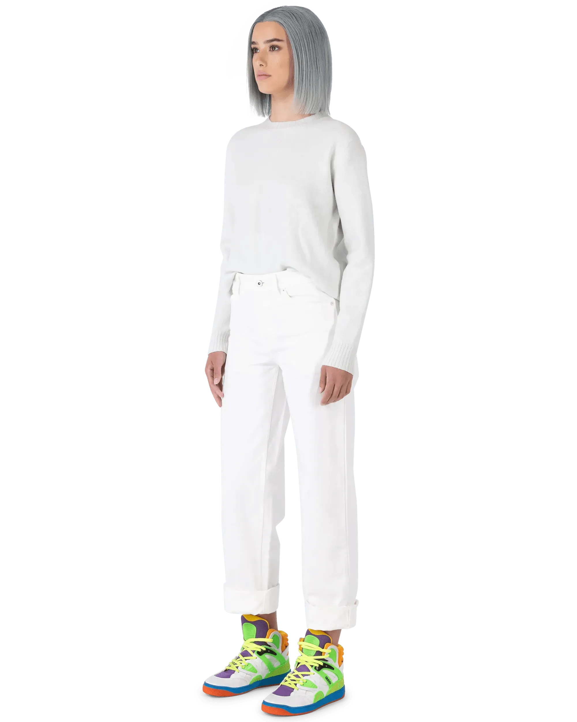 Men's/Women's Long Sleeve Crewneck Sweater - Soft Cotton Knit Pullover for Fall & Winter - Casual Office Wear & Outdoor Activities