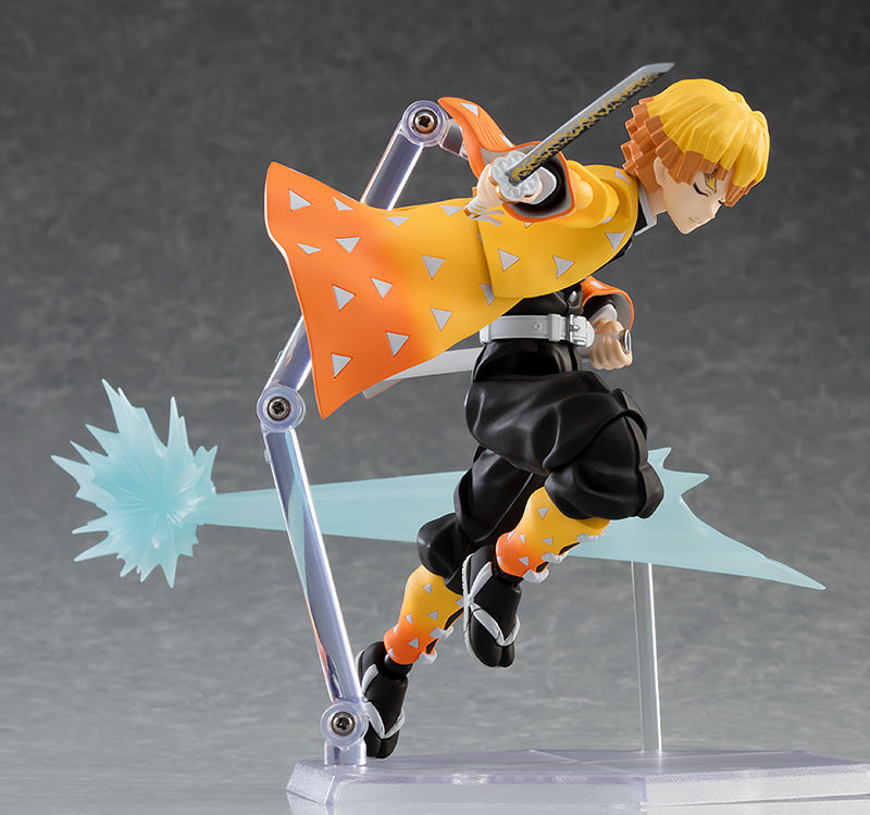 Figma #522 DX Zenitsu Agatsuma Action Figure - Demon Slayer: Kimetsu no Yaiba Anime Collectible - Perfect for Display & Anime Fans Collection