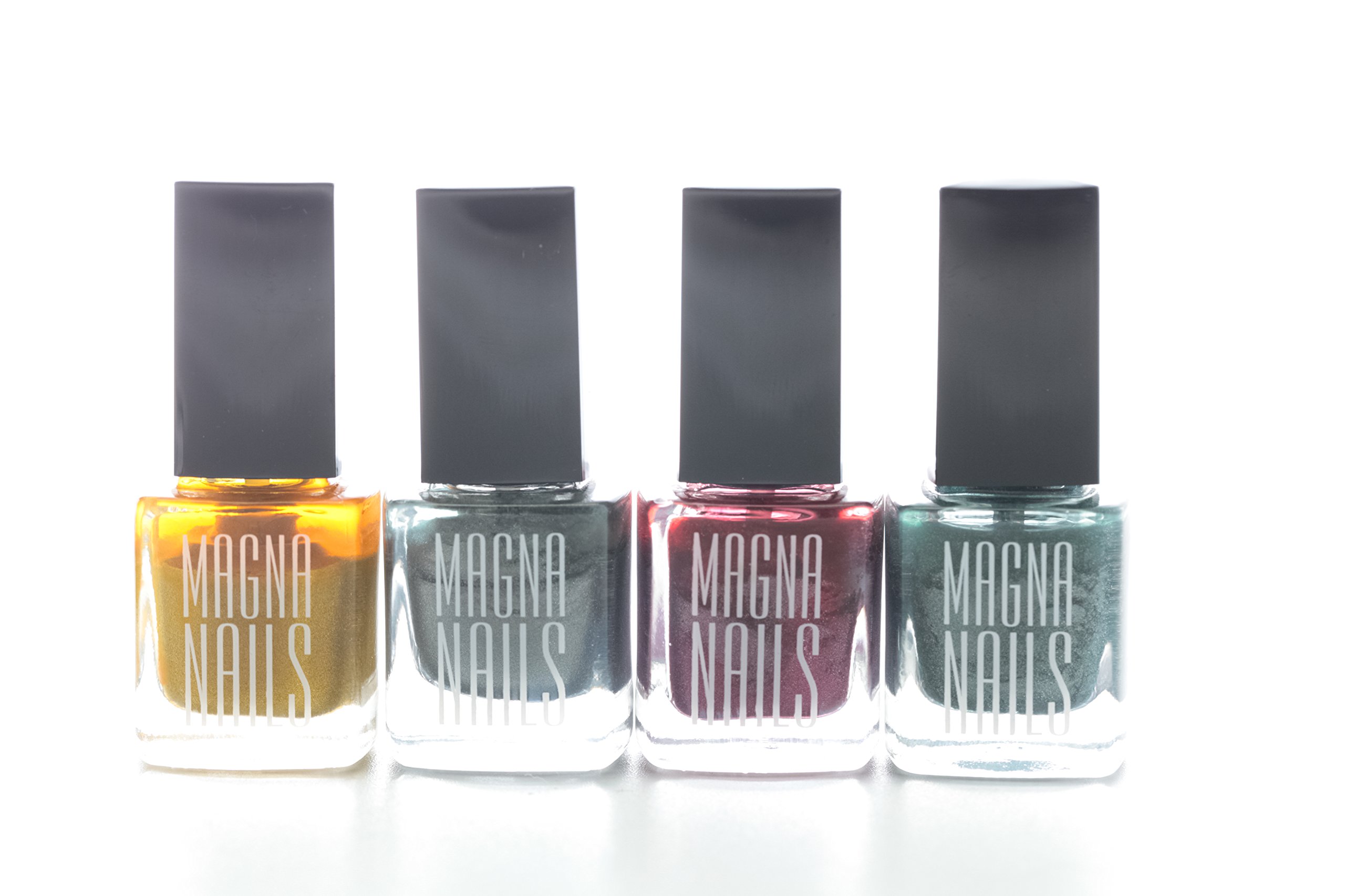 Magna Nails Elements Collection - Premium Magnetic Nail Polish Set for Stunning 3D Designs | Perfect for Nail Art, Parties, and Special Occasions