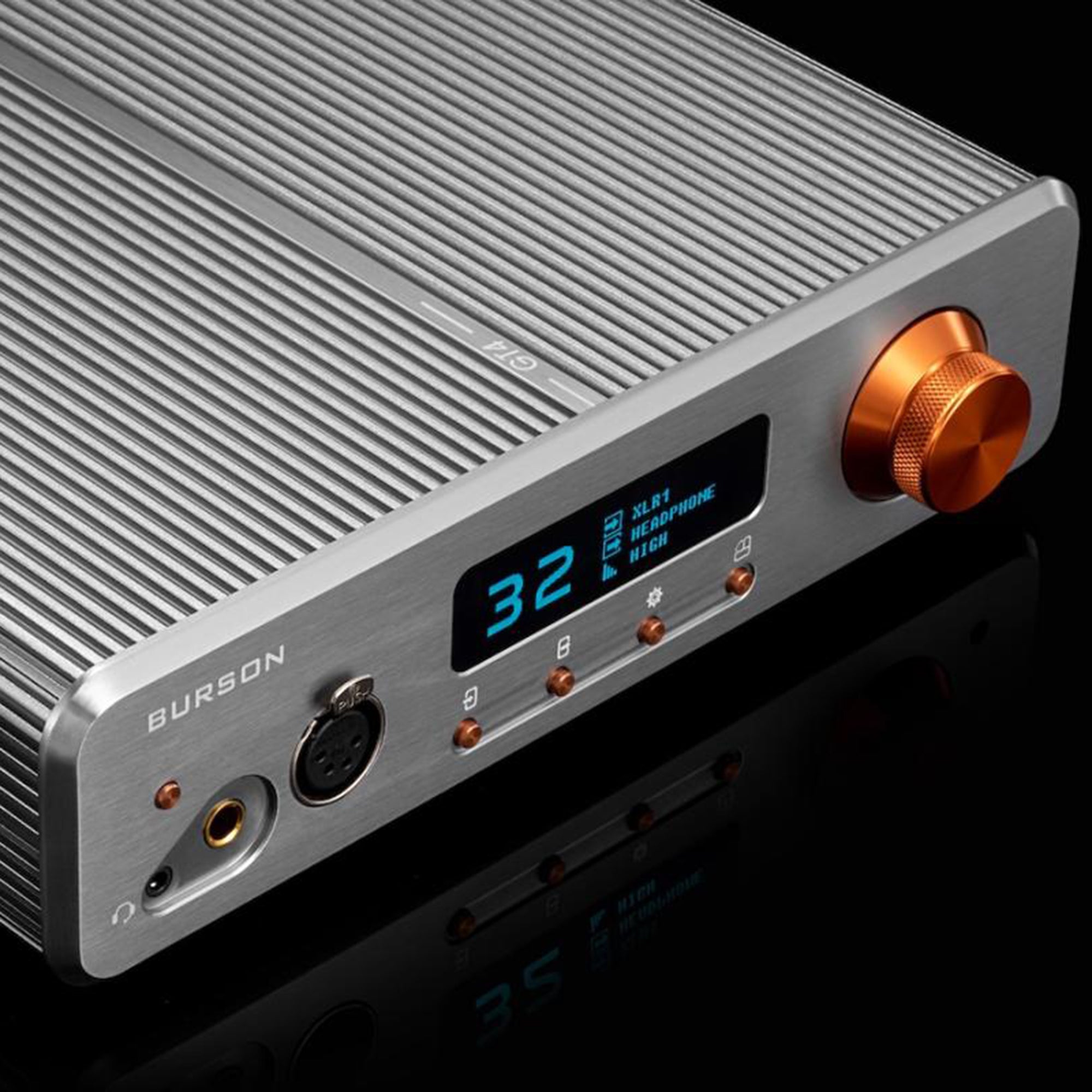 Burson Audio Soloist GT4 High-Performance Headphone Amplifier - Premium Audiophile Sound for Home & Studio Use
