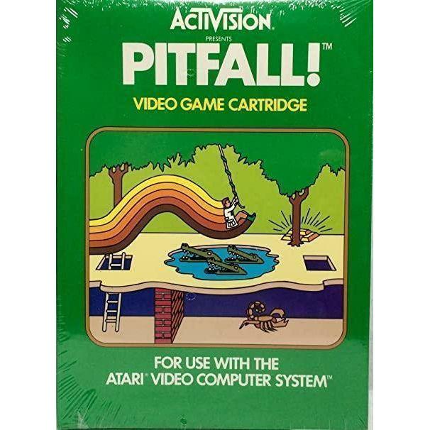 Vintage Atari 2600 Pitfall Game Cartridge - Classic Adventure Video Game for Retro Gaming Enthusiasts - Perfect for Nostalgic Gaming Nights and Collector's Display