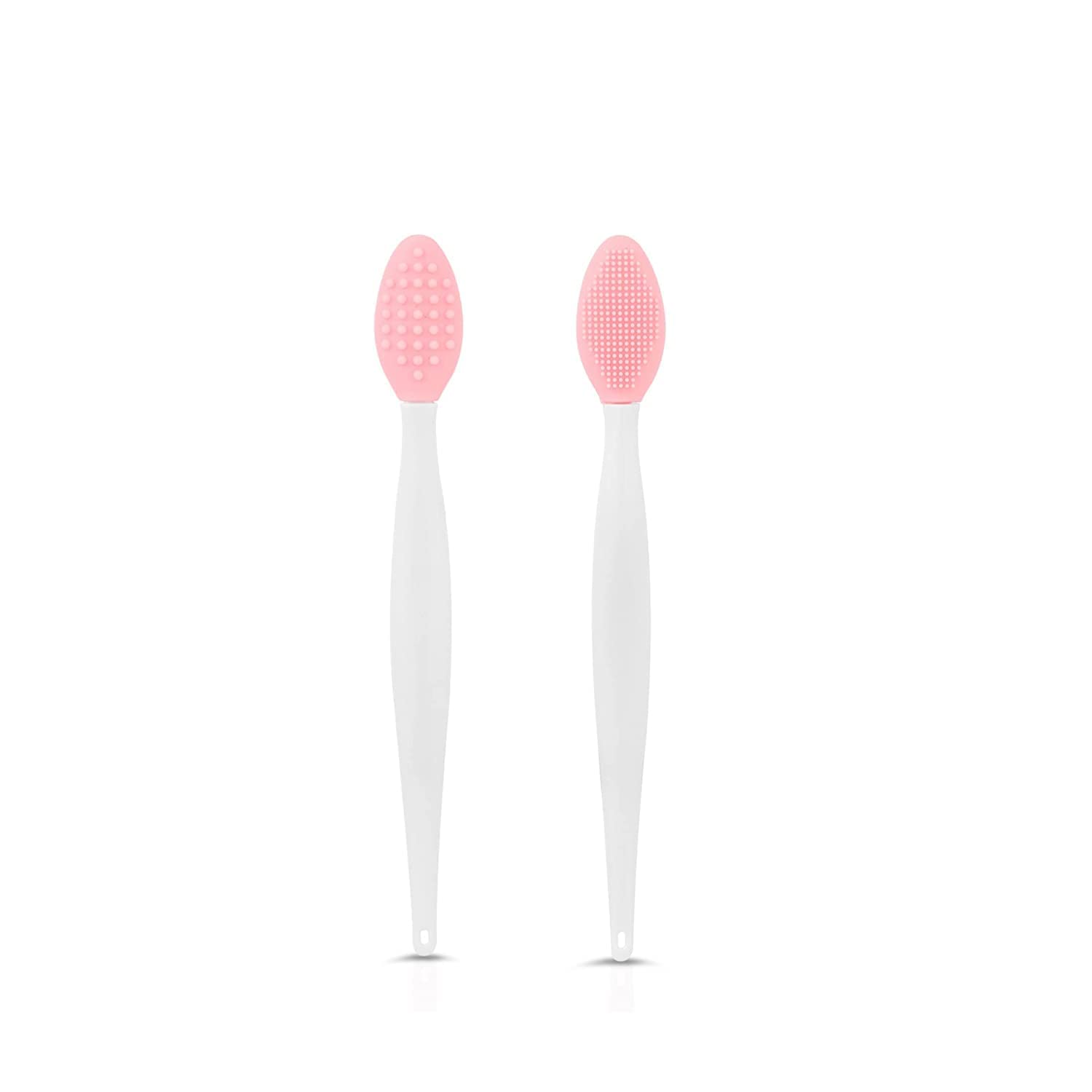 Getmecraft Double-Sided Silicone Lip Exfoliating Brush - Gentle Lip Scrubber & Scrub Brush for Dry Lips - Perfect for DIY Lip Care & Makeup Application (Pack of 1) - Ideal for Home Spa, Travel & Daily Lip Care Routine