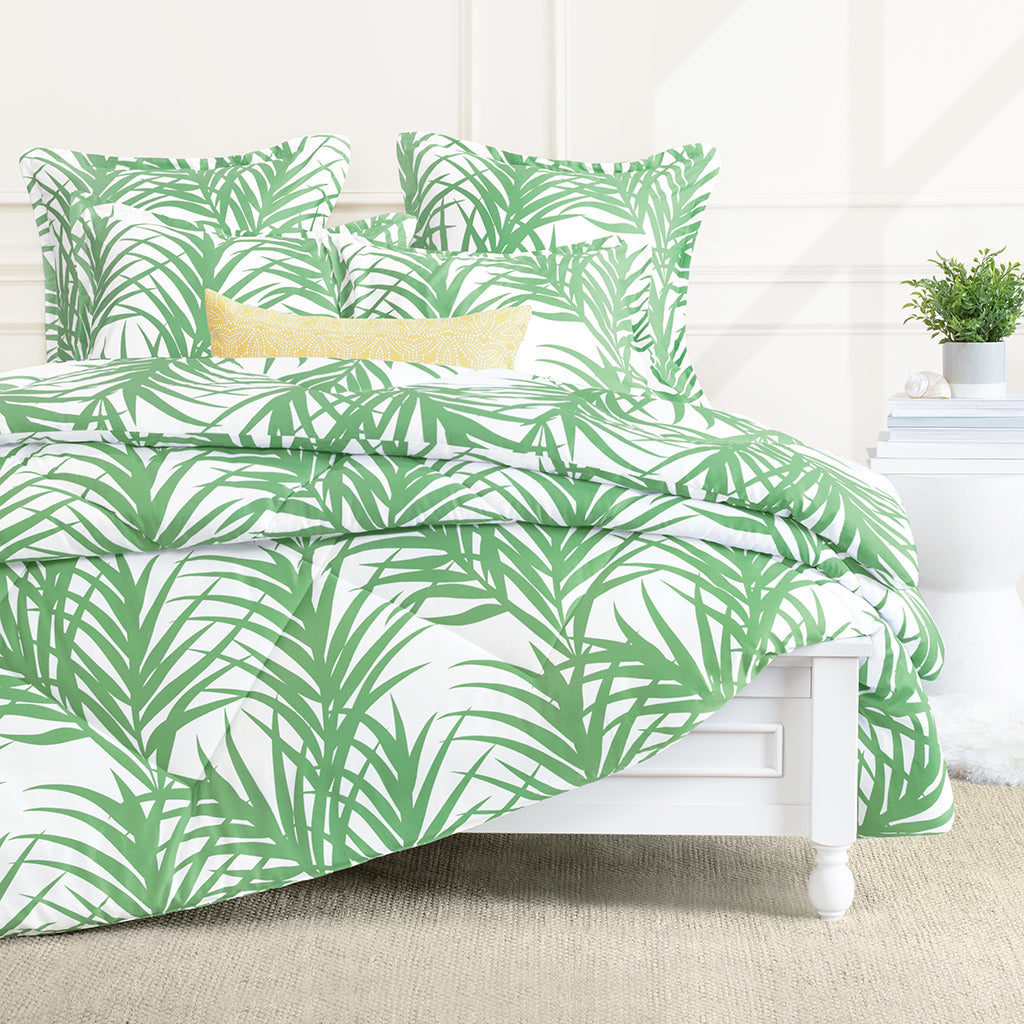 Green Laguna Sham Pair - Premium Decorative Pillow Covers for Living Room, Bedroom & Sofa - Soft & Stylish Home Decor Accessories