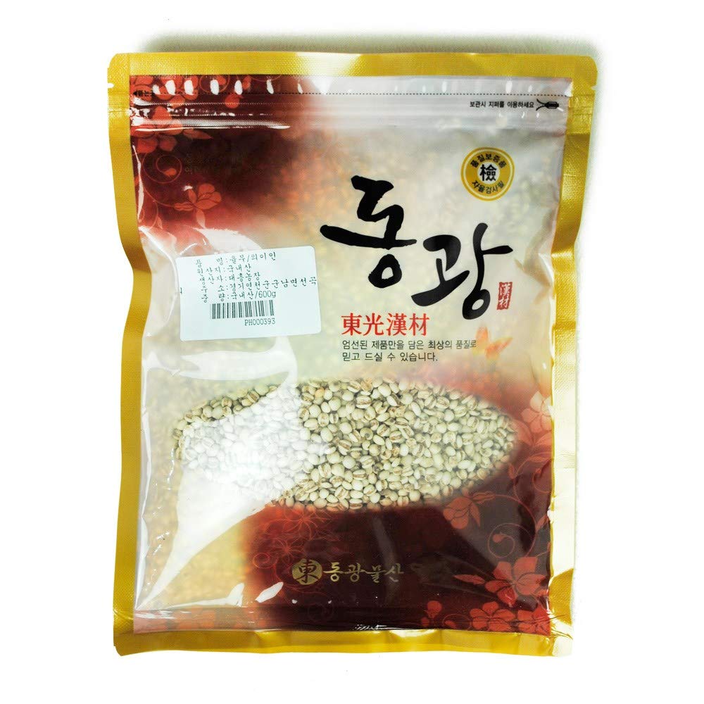 Premium Korean Yulmu (Job's Tears) 600g - Gluten-Free Superfood for Healthy Digestion & Weight Management | Perfect for Smoothies, Tea & Traditional Korean Recipes