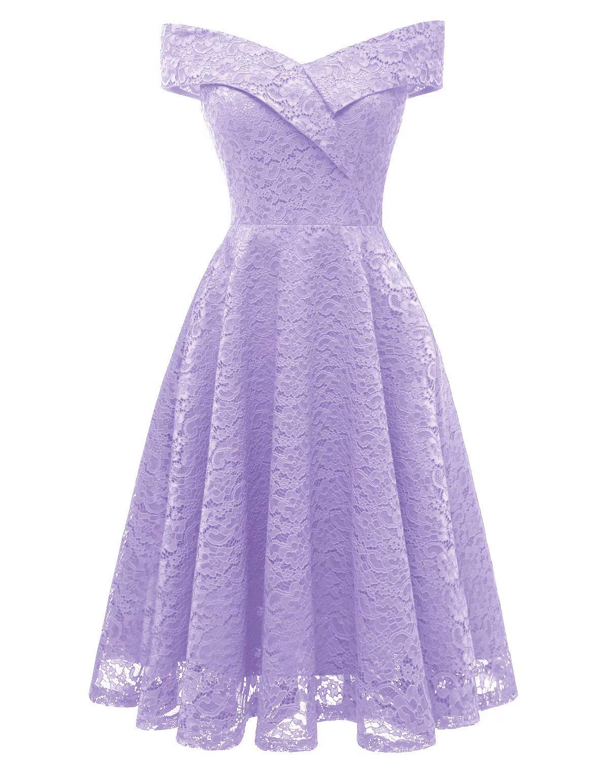 Elegant Off-The-Shoulder Lace Dress for Women - Perfect for Weddings, Parties & Special Occasions | Flirty Summer Cocktail Dress for Date Night & Formal Events