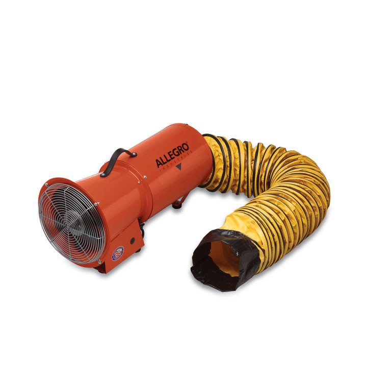 Allegro 9533 25 8 110V AC Canister Blower - High Power Industrial Air Blower for Cleaning Workshops, Dust Removal & HVAC Maintenance