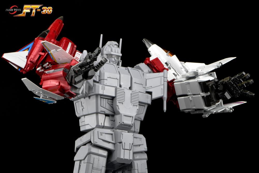 Fans Toys FT-30E Jester Action Figure with Combiner Parts - Transformable Robot Toy for Collectors & Display - Perfect for Gifts, Play, and Anime Enthusiasts