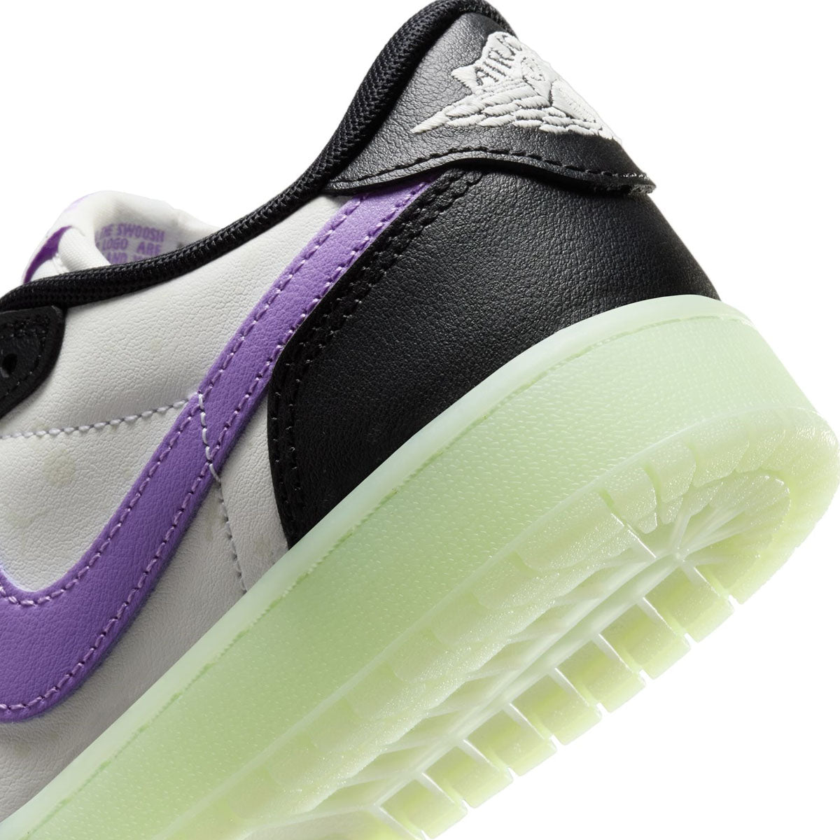 Kids Air Jordan 1 Low Retro 'Black Raspberry' Sneakers - Boys & Girls Basketball Shoes for School, Sports & Casual Wear