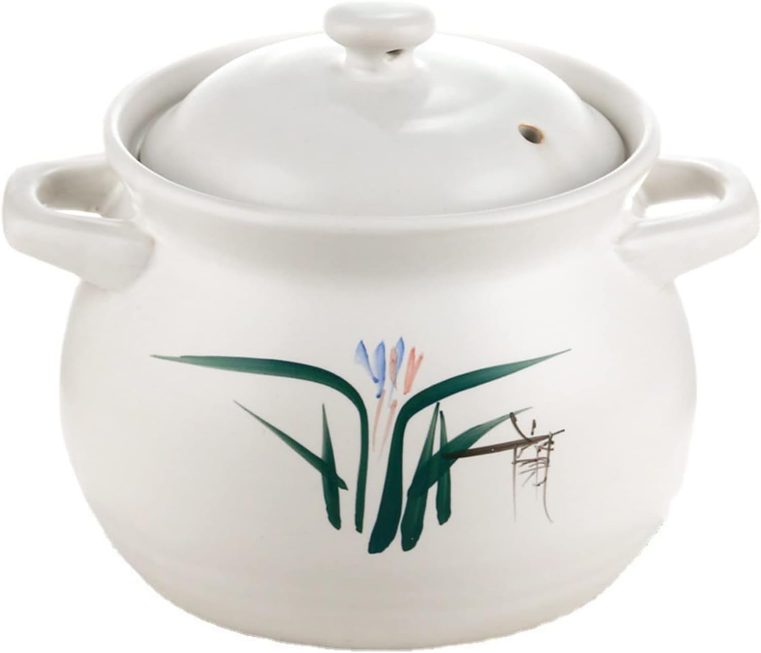 Premium 6200ML Ceramic Stew Pot with Lid - Traditional Clay Cooking Pot for Chinese & Japanese Hot Pot, Soup, Stew - Ideal for Home Cooking, Family Meals & Asian Cuisine