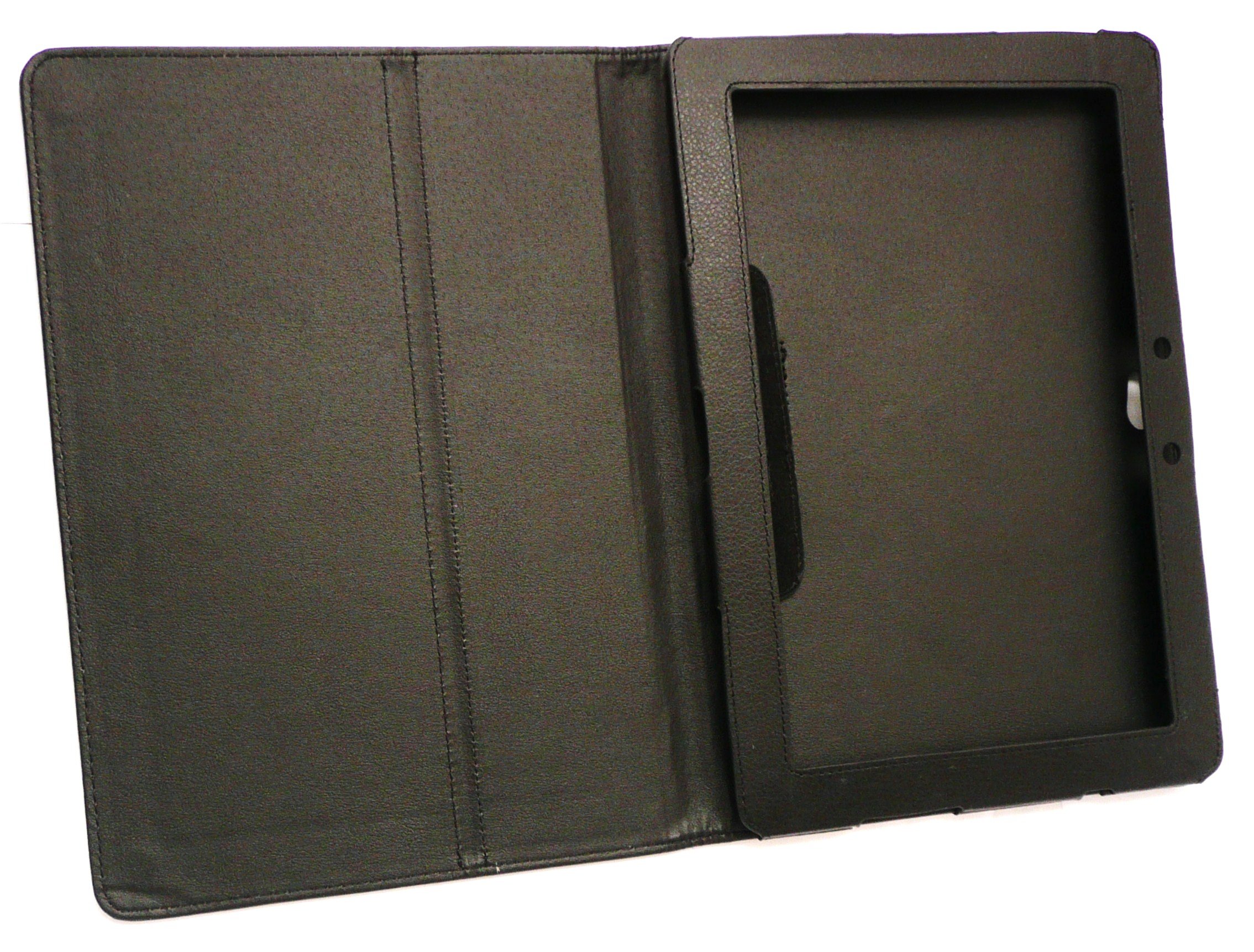 ASUS Eee Pad Transformer Prime TF201 TF-201 Multi-Angle Smart Wallet Cover Stand & Typing Case - Black | Protective Case for Tablet with Keyboard Function | Perfect for Work, Travel & Home Use