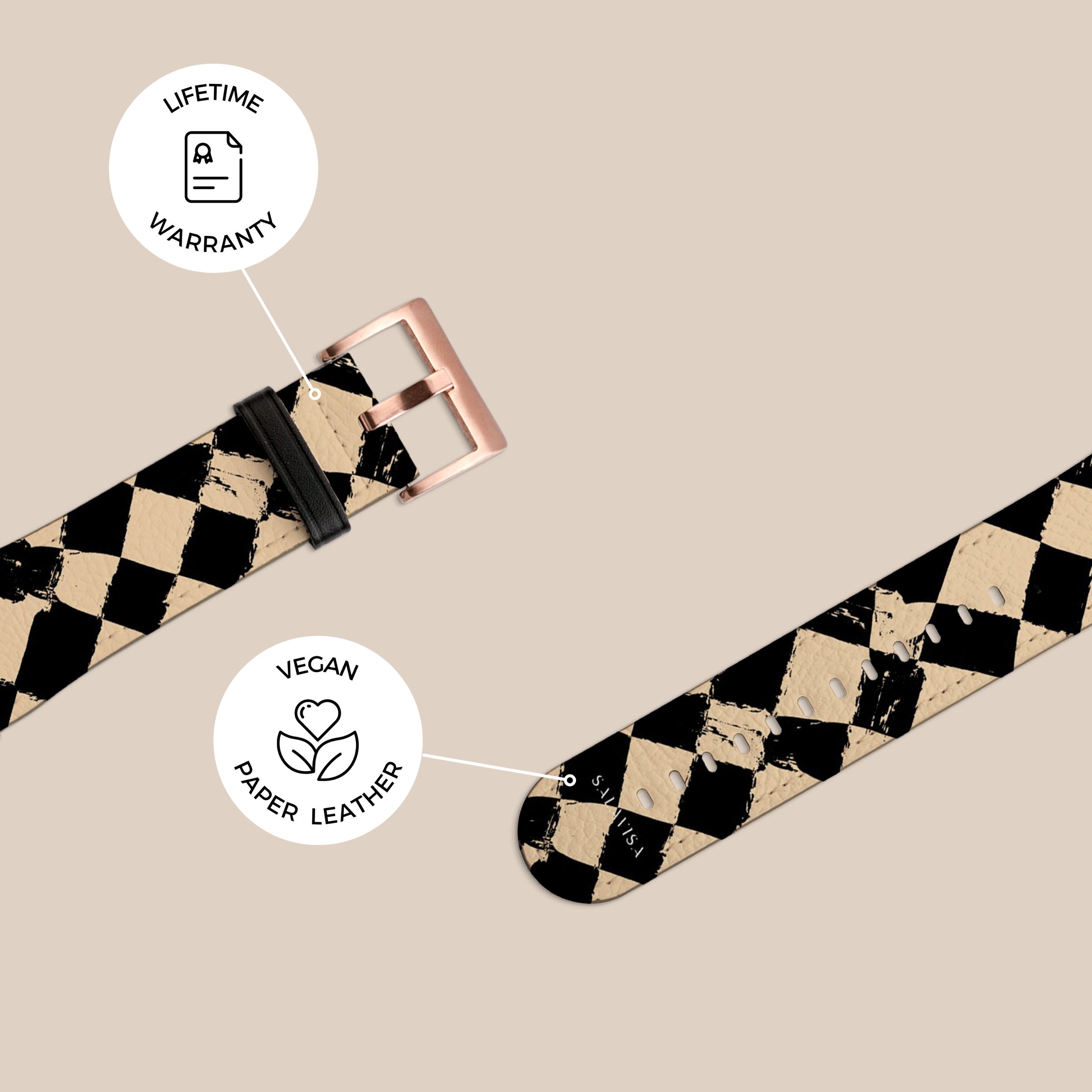 Galaxy Watch Band with Chess Cross Board Design - Stylish & Durable Smartwatch Strap for Samsung Galaxy Watch - Perfect for Gaming, Workouts & Everyday Wear