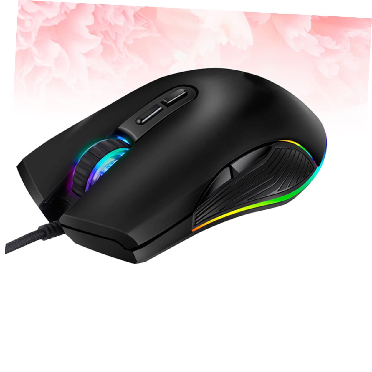 Gadpiparty 2-Pack RGB Gaming Mouse with 7 Buttons & 4 Lighting Modes - Wired Ergonomic PC Gaming Mouse for Laptop & Computer - Perfect for FPS, MMO & Office Work