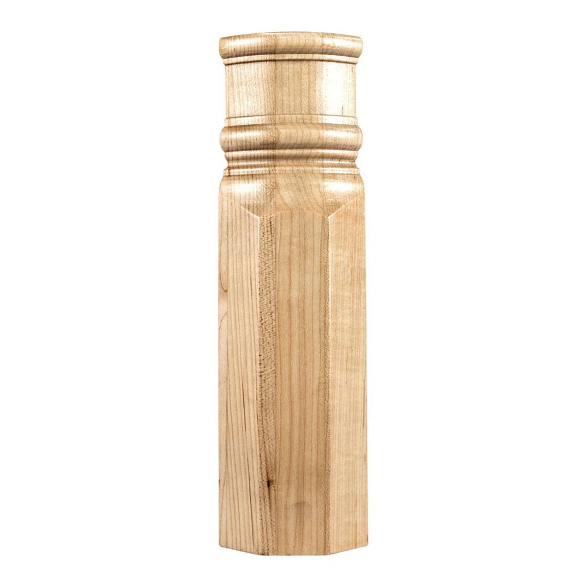 Hardware Resources Alder Traditional Transition Block with Beveled Edge - Perfect for Cabinet and Furniture Trim, Door Frames, and DIY Woodworking Projects