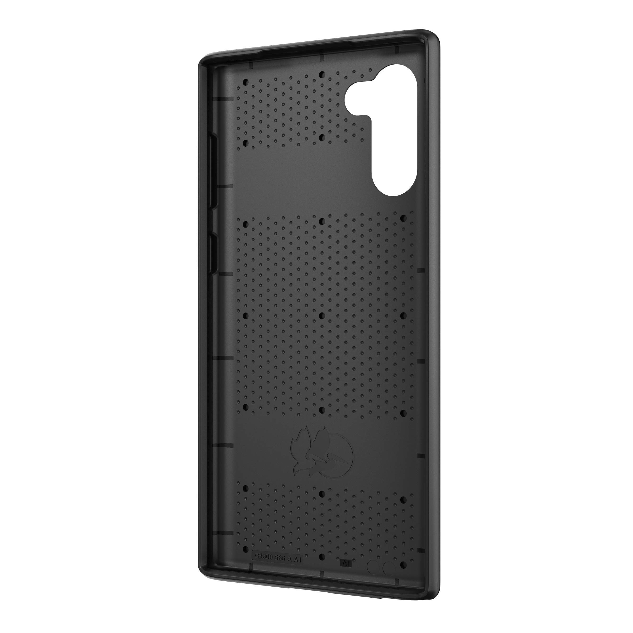 Pelican Samsung Galaxy Note 10 Case - Military Grade Drop Protection, Shockproof TPU & Polycarbonate Phone Cover for Samsung Note 10 (Black) | Perfect for Outdoor Adventures, Construction Sites & Active Lifestyles (Model C53000-001A-BKBK)