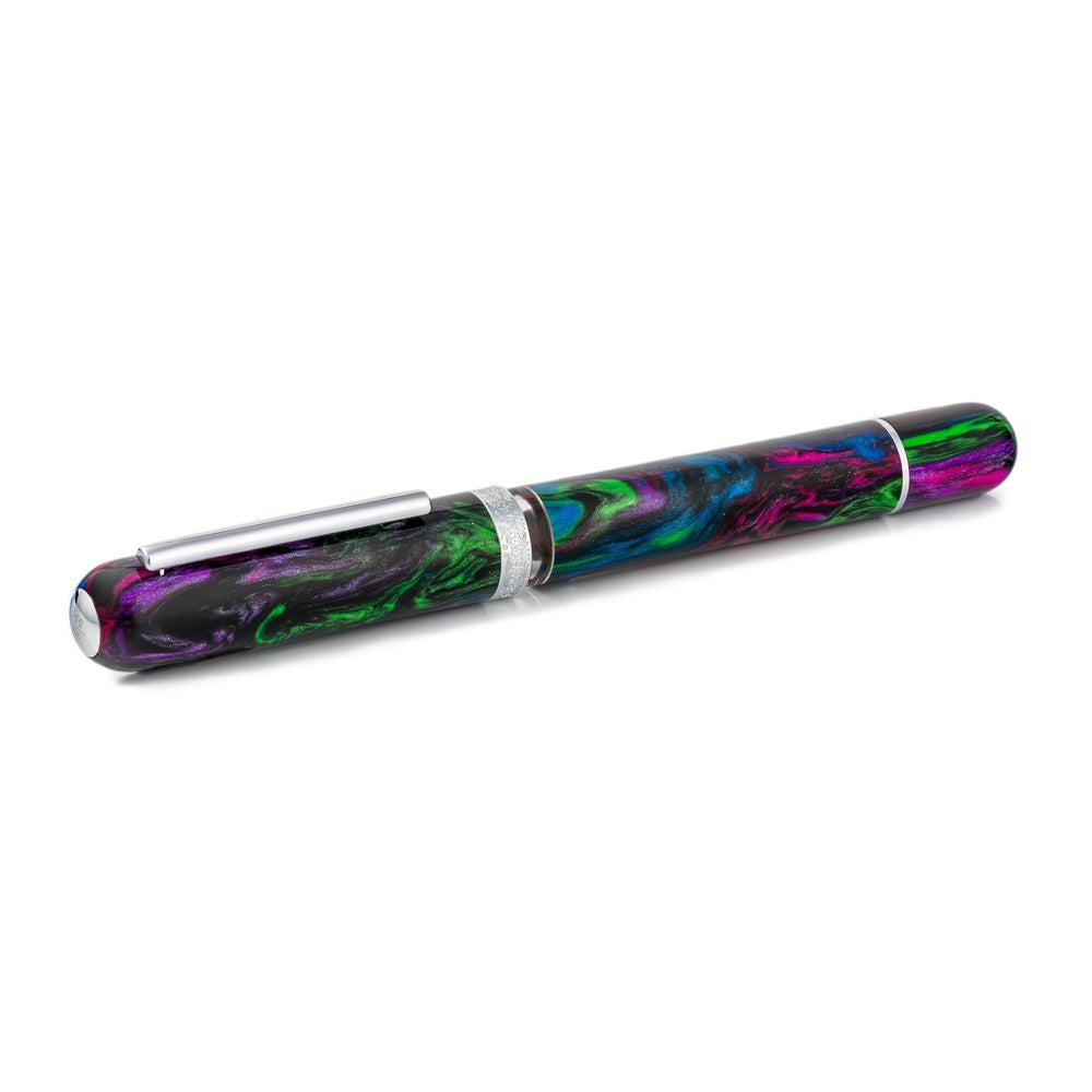 Narwhal × @lekzumali Living Color Fountain Pen - Premium Handcrafted Calligraphy Pen for Writing, Journaling & Gift Giving - Elegant Design for Artists, Professionals & Pen Enthusiasts