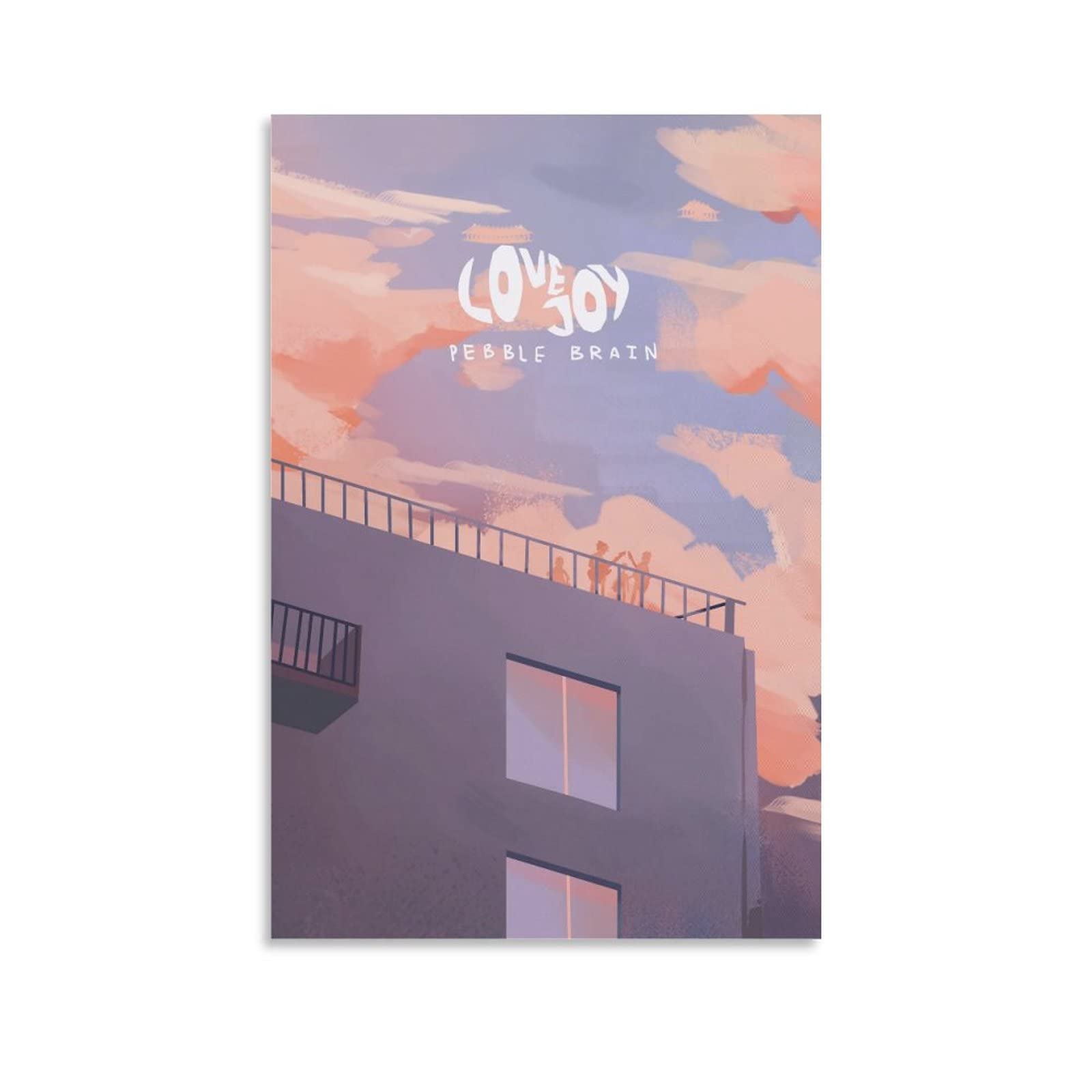 Lovejoy Poster Pebble Brain Album Poster - 90s Vintage Canvas Wall Art Decor for Bedroom, Living Room, Office - 12x18 Inches (30x45 cm) - Perfect for Music Lovers, Retro Aesthetic & Home Decoration