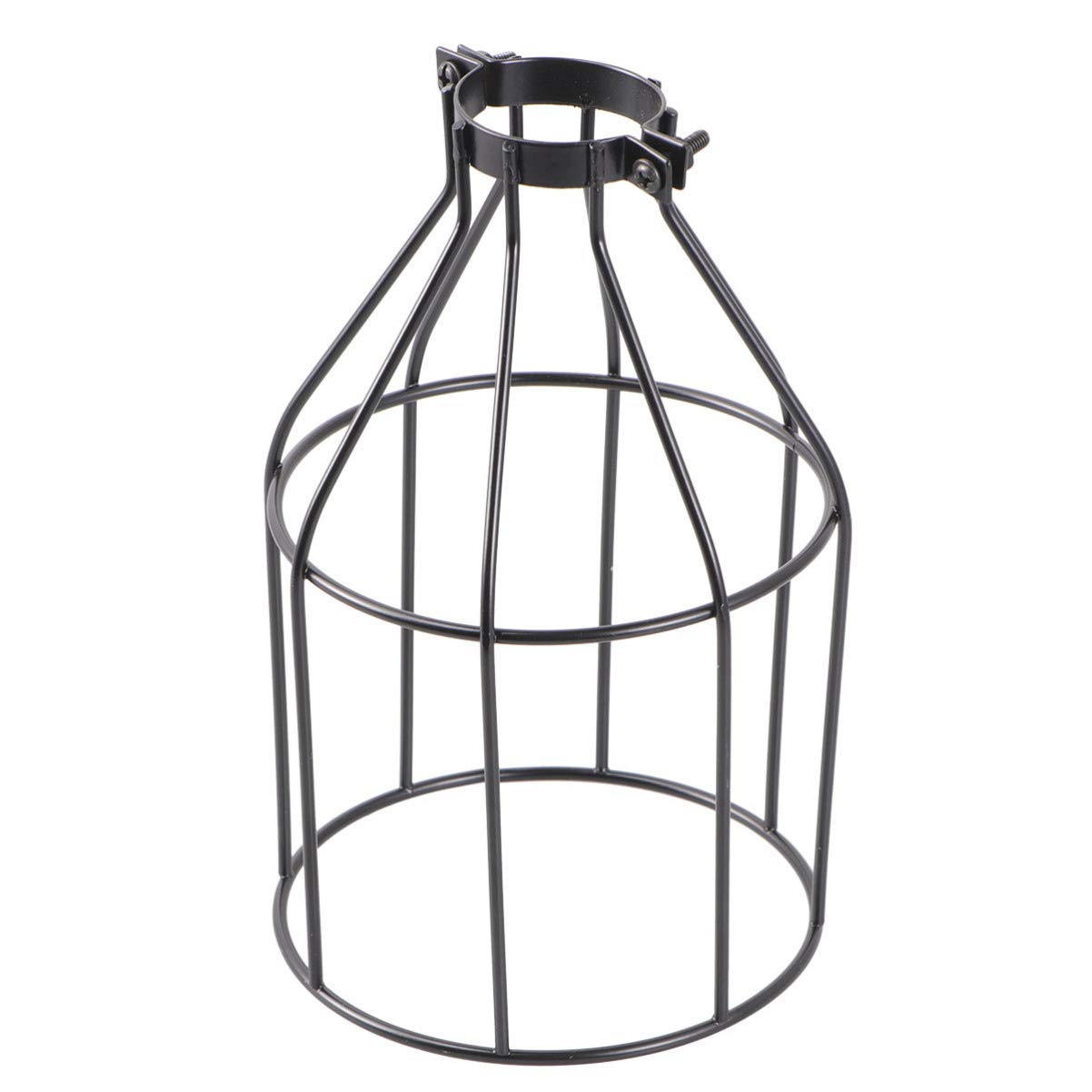 SOLUSTRE 2-Pack Vintage Industrial Metal Ceiling Fan Lamp Shades - Farmhouse Style DIY Hanging Light Covers for Home Decor, Living Room, Bedroom & Office Lighting