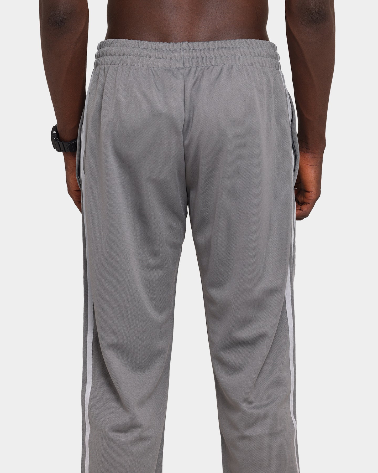 Adidas 3 Stripes Tapered Jogger Pants for Men - Grey Athletic Sweatpants with Side Pockets | Gym Workout, Running, Casual Wear