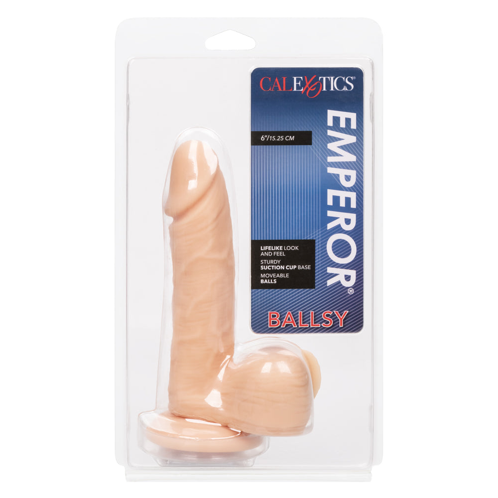 Realistic 6 Inch Dildo with Bouncing Balls & Strong Suction Cup - Lifelike Adult Toy for Solo Play, Couples Fun and BDSM Scenes