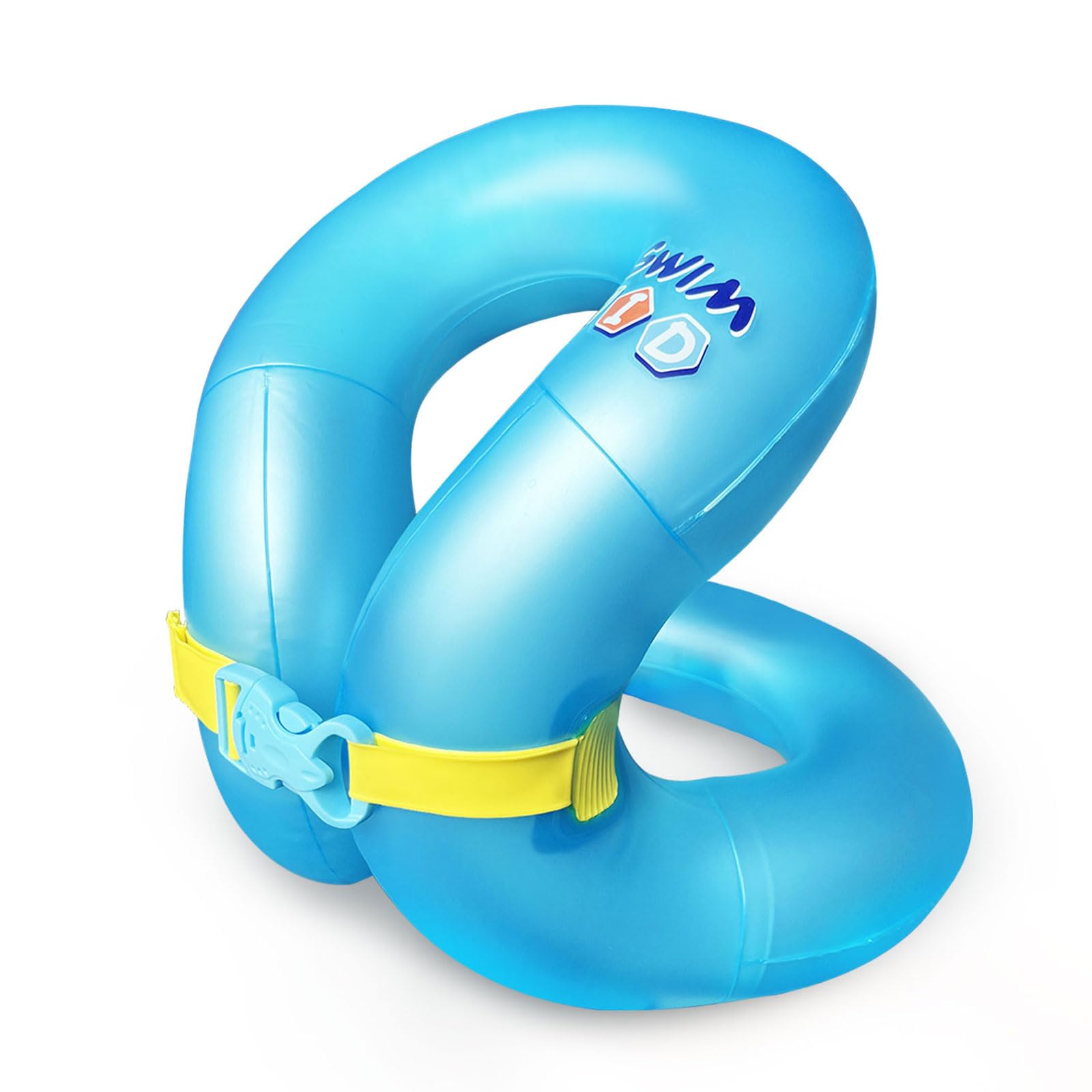 **Best Inflatable Swim Vest for Kids 30-90 lbs - Adjustable Safety Buckle, Double Air Chambers, Portable Pool Float for Toddlers & Children - Perfect for Swimming Lessons, Beach & Pool Safety**