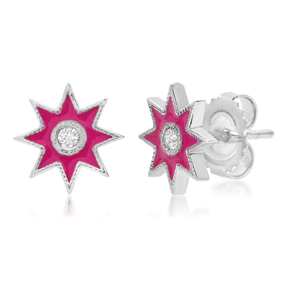 Twinkle Star Stud Earrings for Women - Sparkling Cubic Zirconia Studs for Everyday Wear & Special Occasions | Perfect Gift for Her