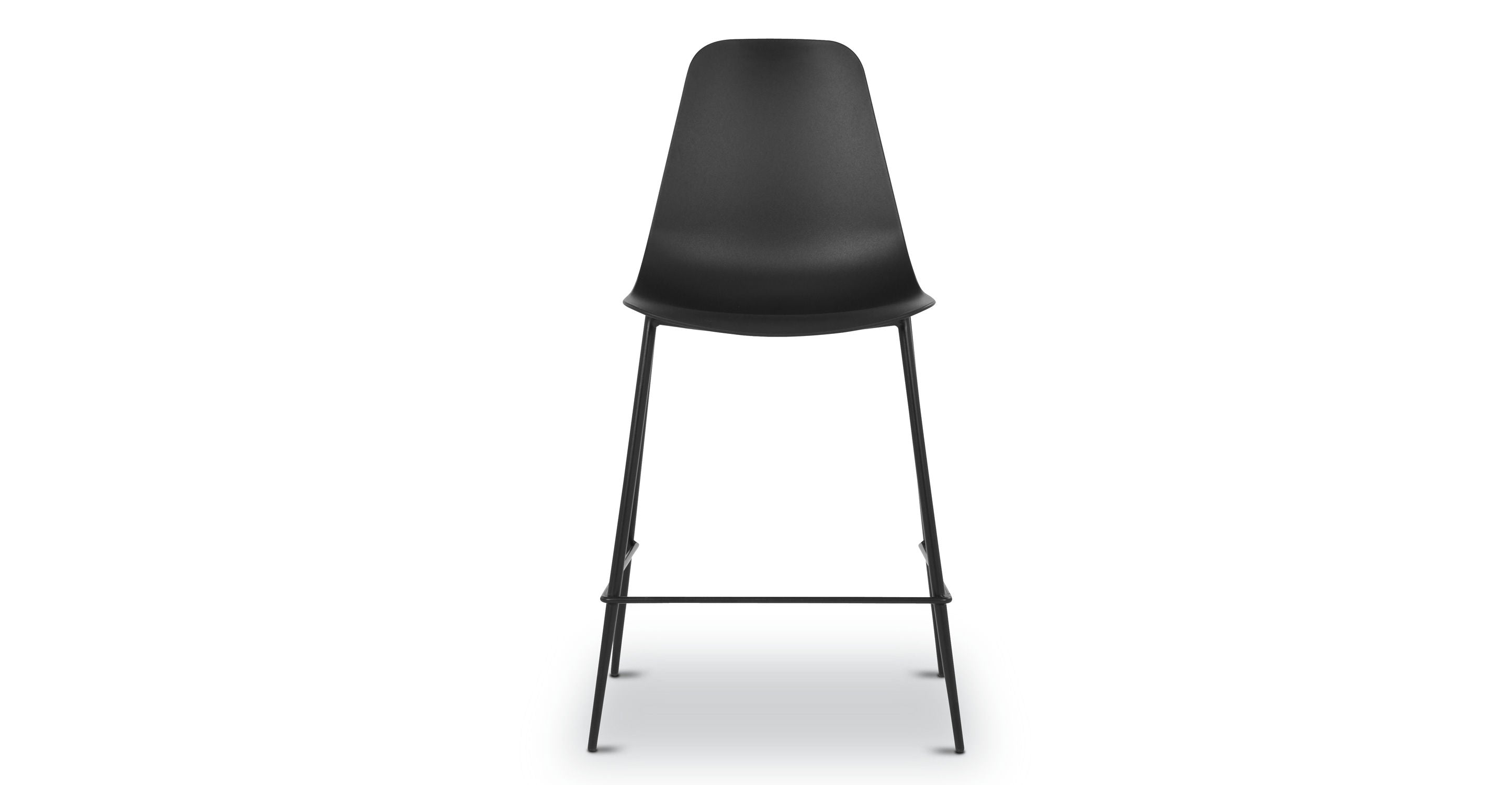 Isla Counter Height Stool - Adjustable Bar Stool with Backrest, Modern Kitchen Island Stool for Dining & Breakfast Nook, Perfect for Home, Cafe & Restaurant Use