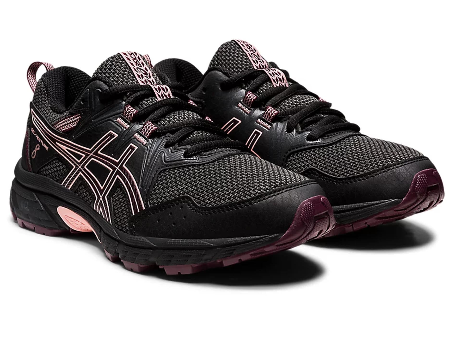 ASICS Junior Gel Venture 8 GS Running Shoes for Kids - Black/White (1014A141-006) | Lightweight Trail Running Sneakers for Boys & Girls | Perfect for School Sports, Outdoor Activities & Daily Wear