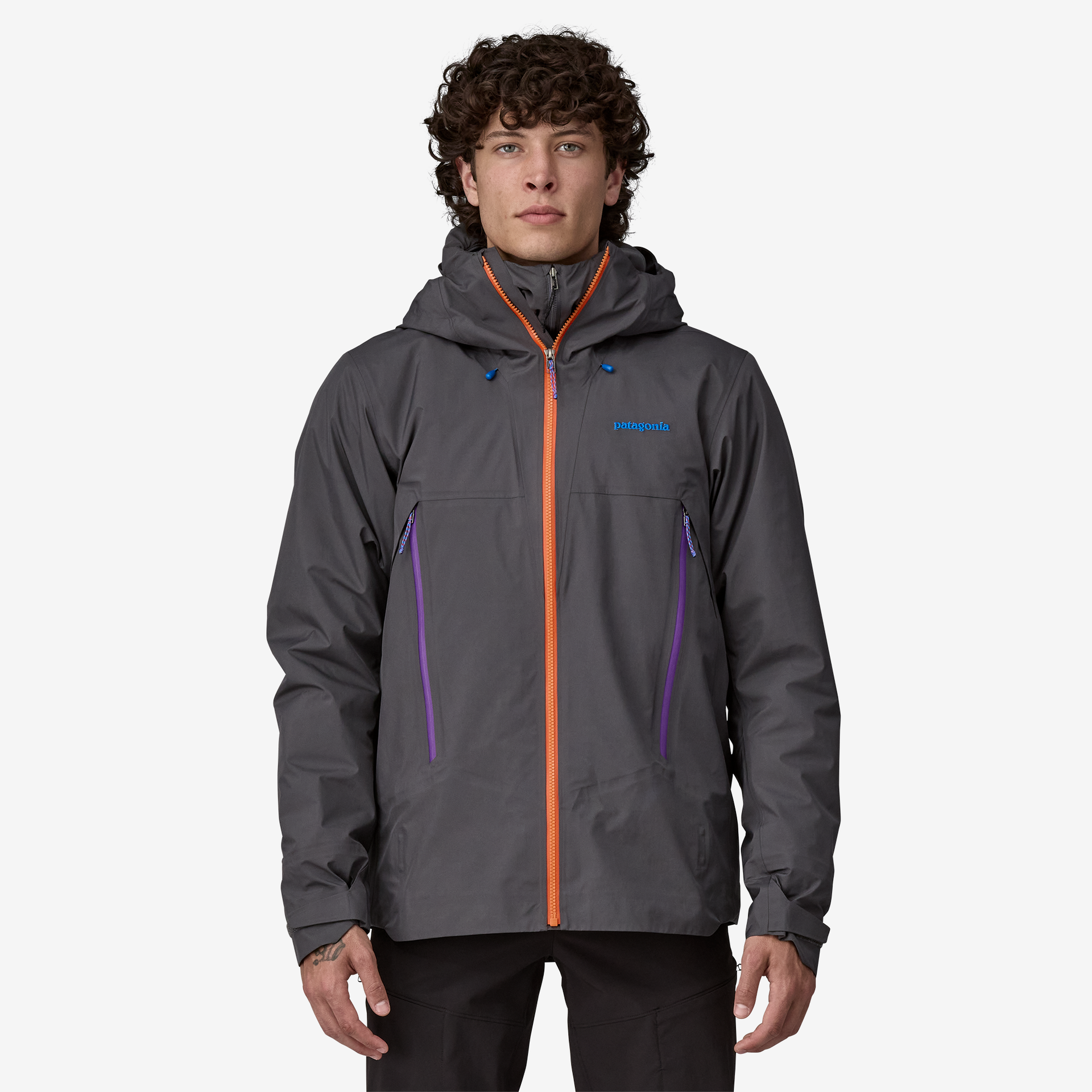 Men's Lightweight Waterproof Alpine Jacket - Windproof Winter Coat for Hiking & Outdoor Adventures