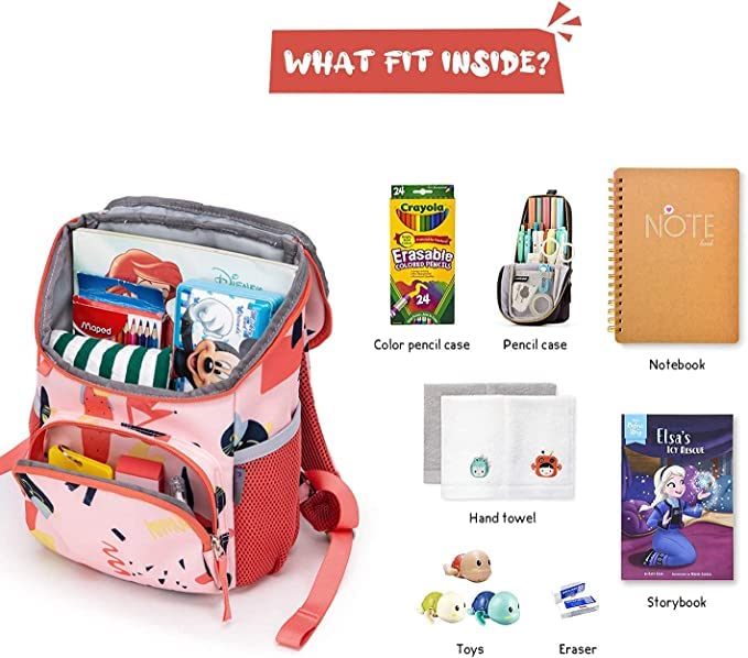 MOUNTAINTOP Kids Backpack for Boys & Girls 5-10L Cute Cartoon School Bag for Kindergarten, Travel & Weekend Outings - Perfect for Ages 1-6 Years Old | Lightweight & Durable for School, Daycare & Family Trips