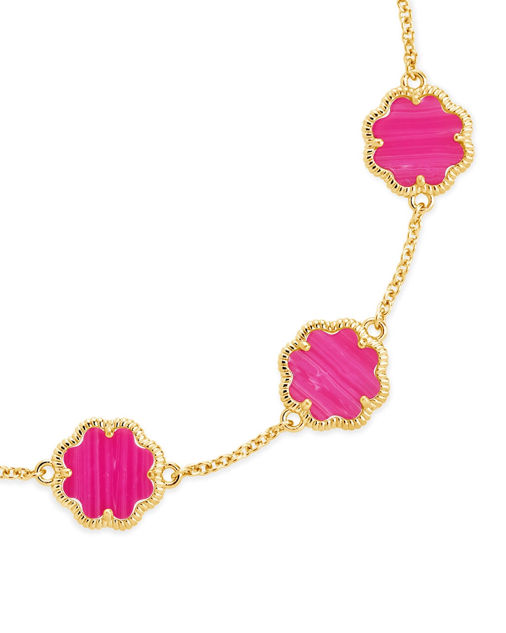 Rose Petal Station Bracelet for Women - Dainty Floral Charm Adjustable Bangle for Everyday Wear, Gift for Her, Wedding, Anniversary & Special Occasions