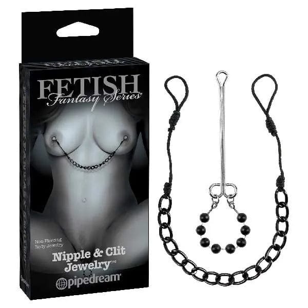 Fetish Fantasy Series Limited Edition Nipple & Clit Jewelry - Sensual Body Piercing Accessories for Adults, BDSM, Fetish Wear & Intimate Play