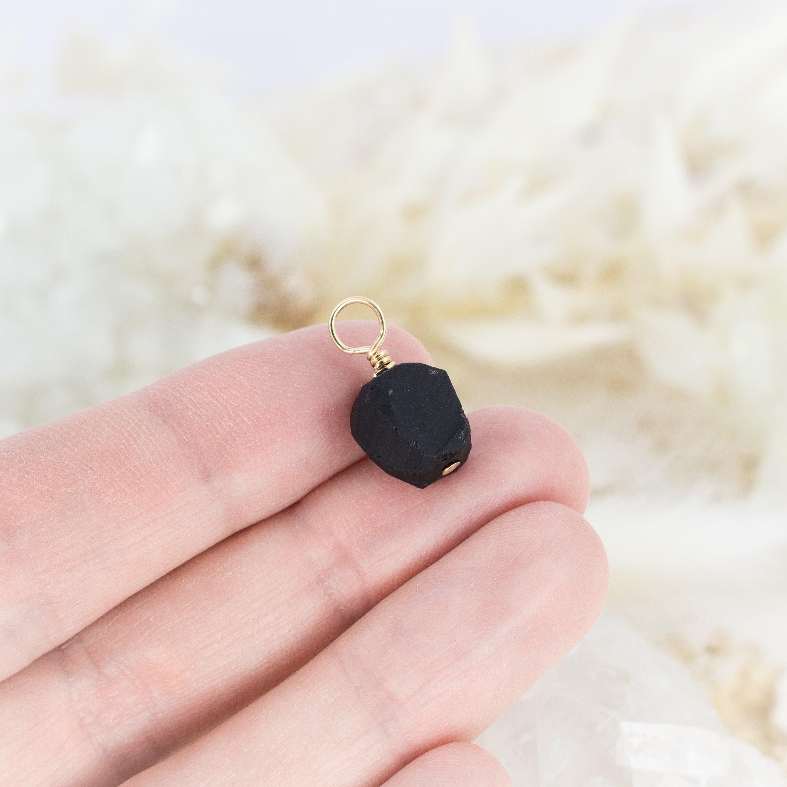 Natural Raw Obsidian Crystal Pendant Necklace - Black Protection Stone Jewelry for Women & Men | Perfect for Meditation, Energy Healing & Spiritual Gifts