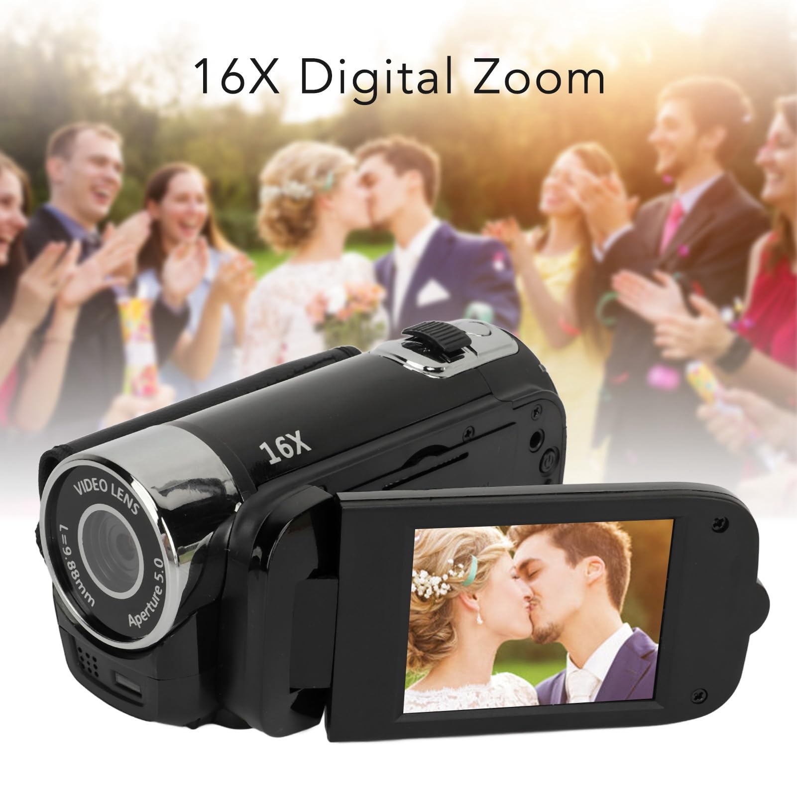 MENDUNER 16MP 1080P HD Digital Camera - Vintage Point and Shoot Camera with 2.4