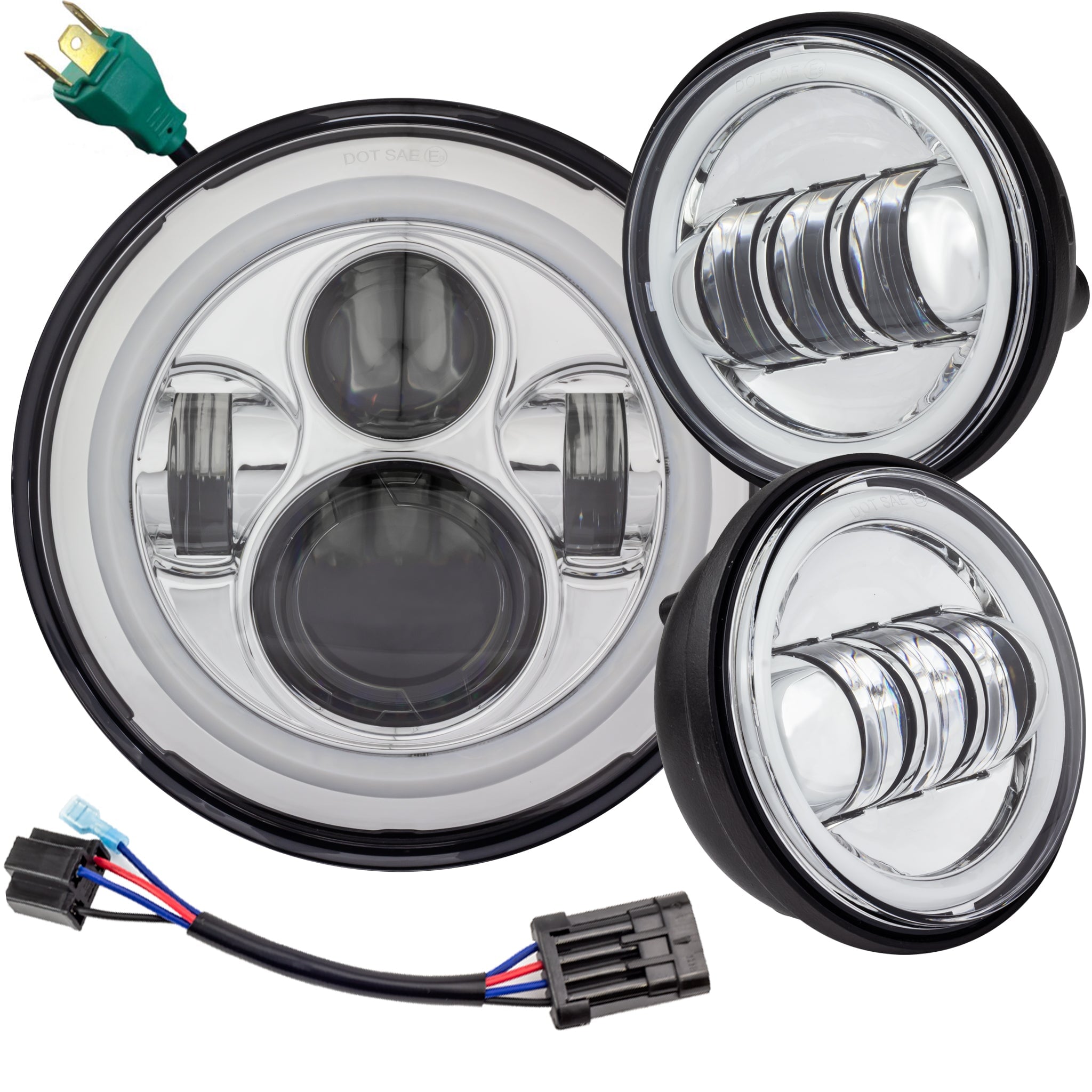 Eagle Lights 7 LED Headlight & 4.5